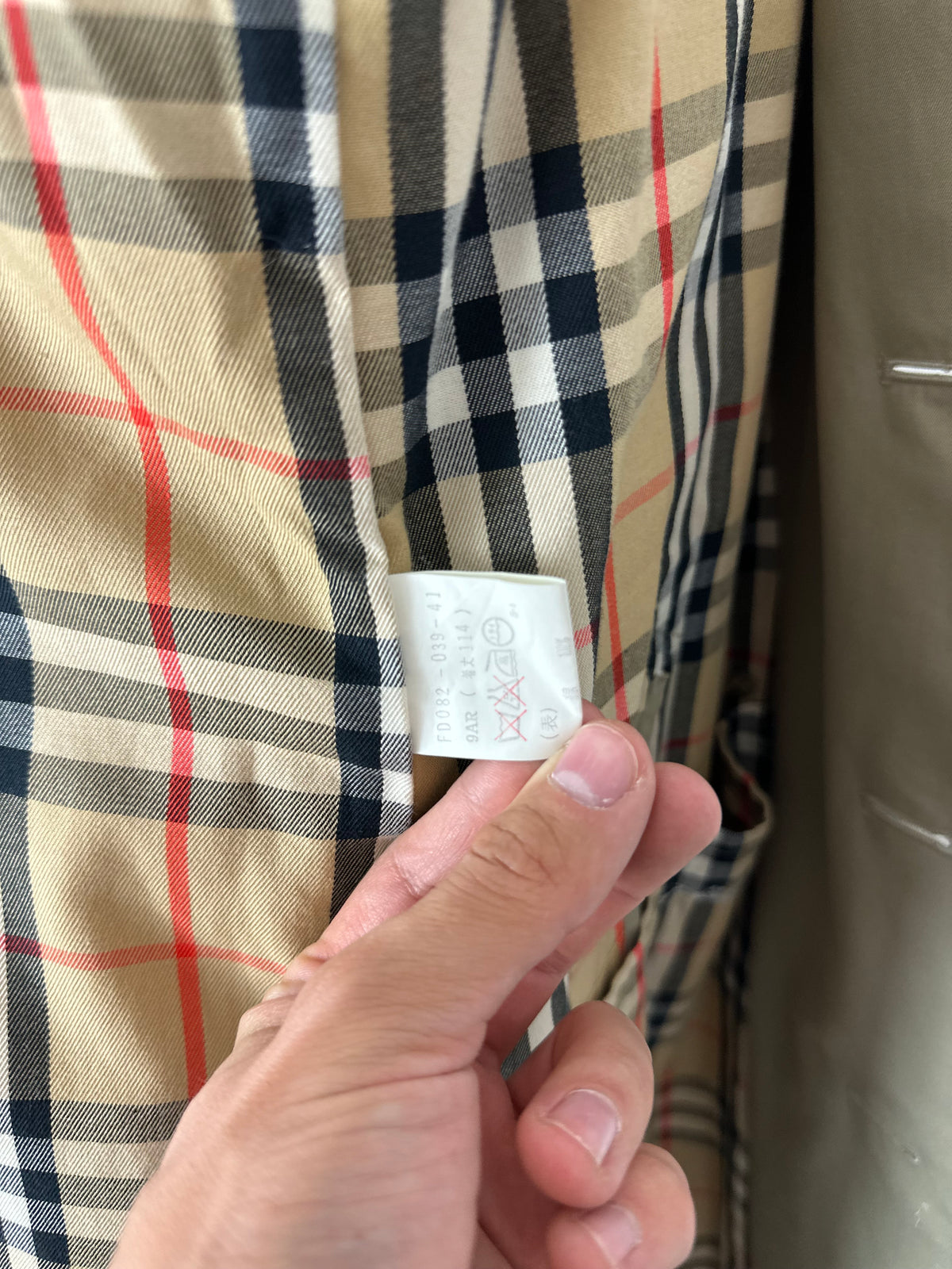 Vintage Burberry Trench Coat Oliv Size 12 M