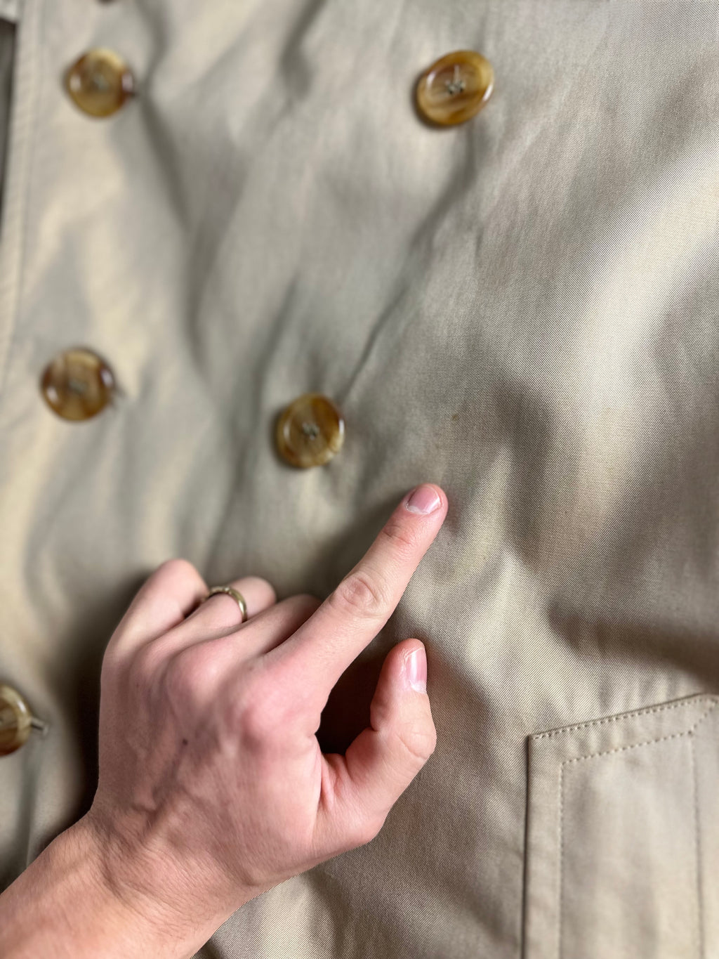 Burberrys Trenchcoat (46/S) including Inlet