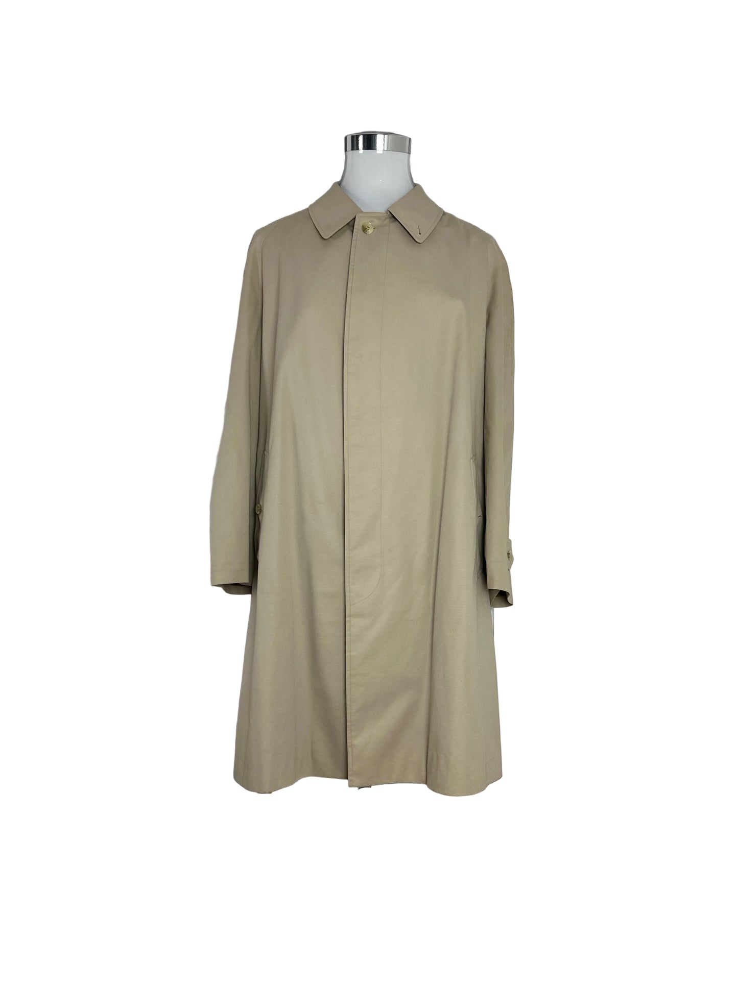 Vintage Burberry Car Coat Size 58 XXL