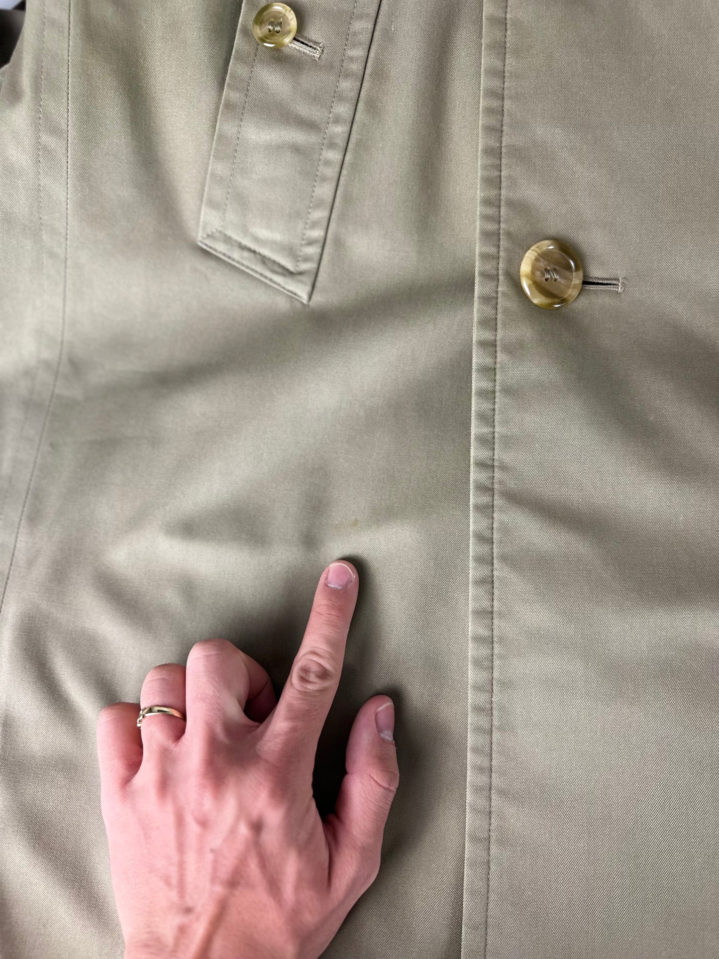 Vintage Burberry Trench Coat Size 46 S