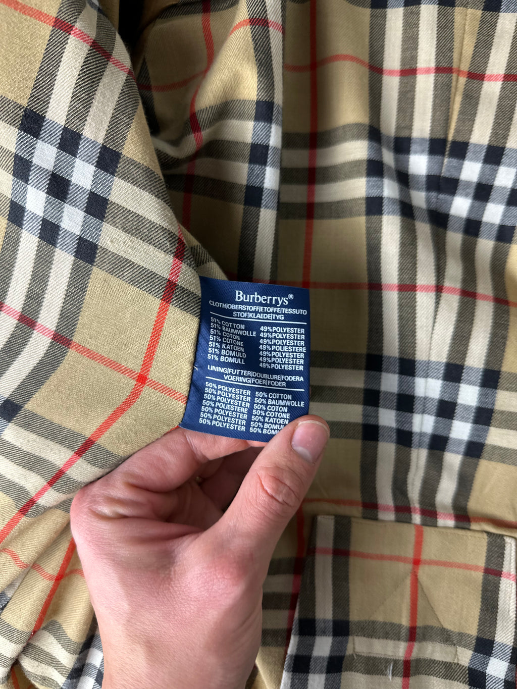 Burberrys Trenchcoat (6/XXS) including Inlet