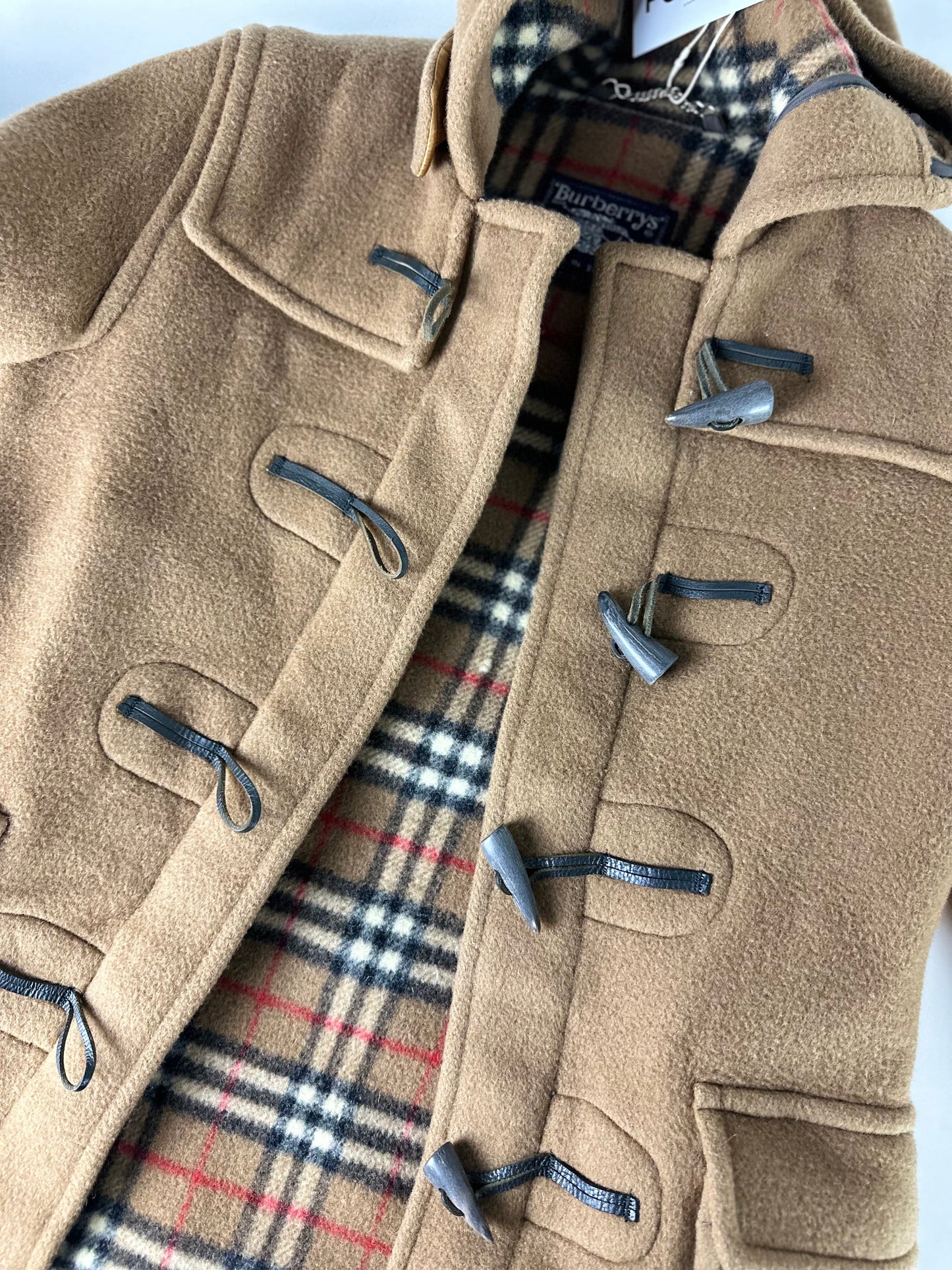 Vintage Burberry Duffle Coat Size 8 XS