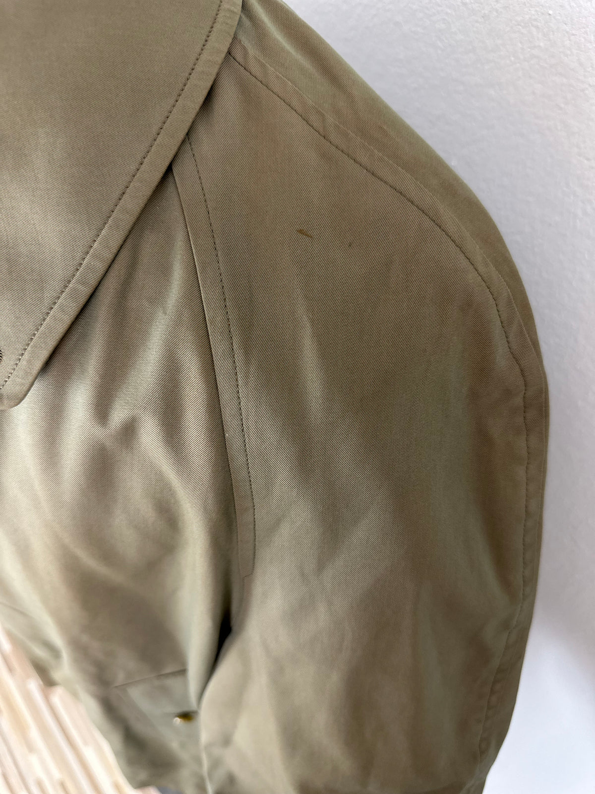 Vintage Burberry Car Coat Khaki 48 M