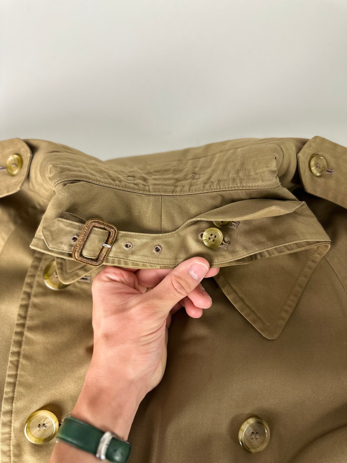 Vintage Burberry Trench Coat Size 48 M With Lining