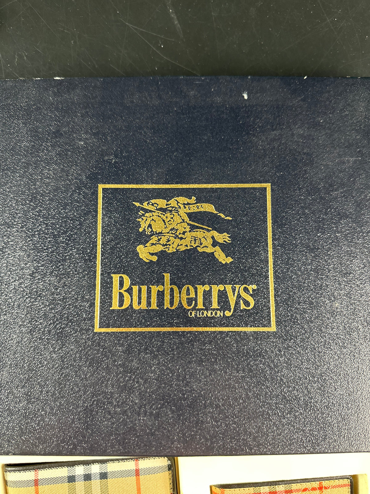 Vintage Burberry Nova Check Agenda Planner Notebook Cover
