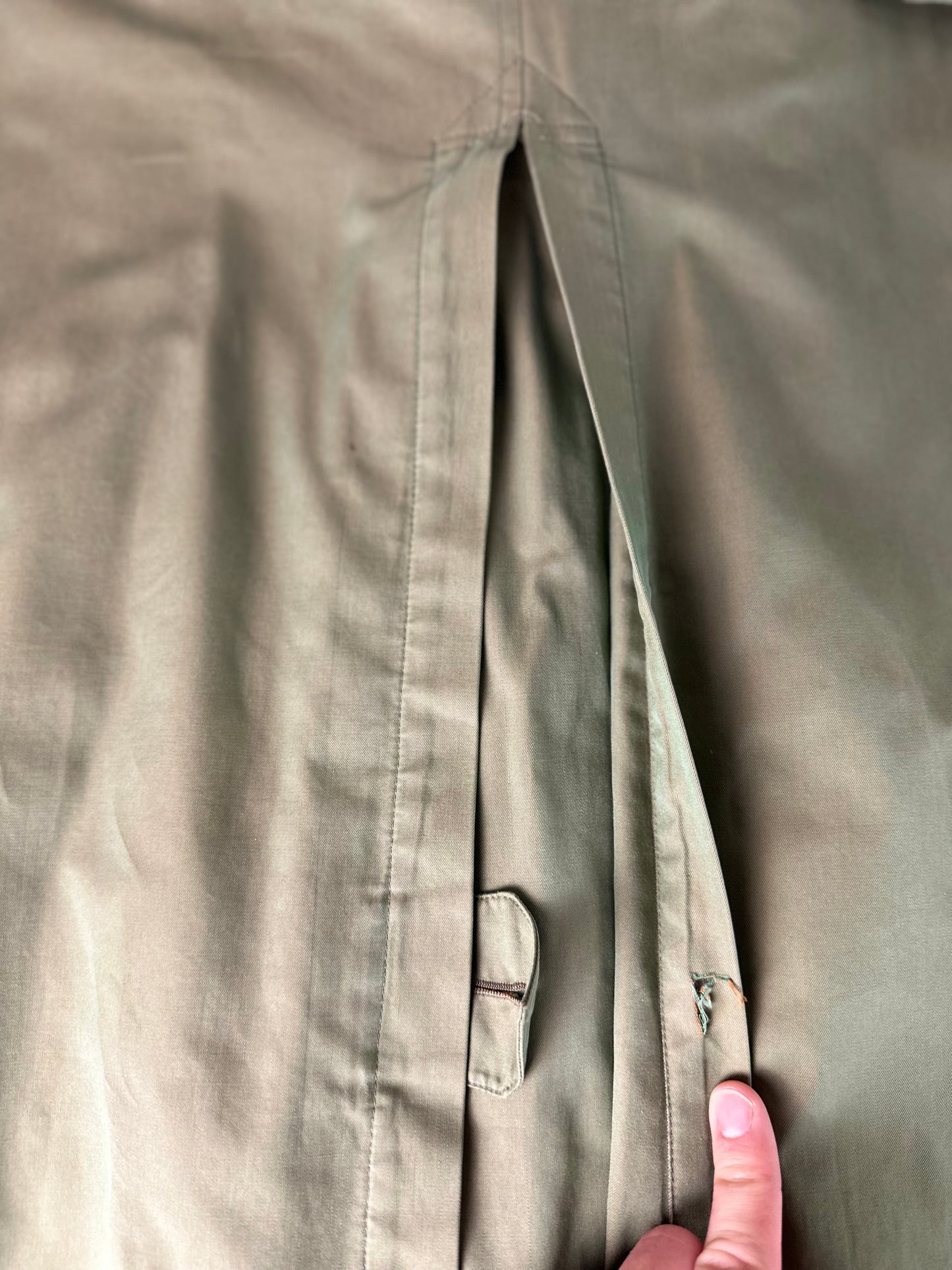 Vintage Burberry Trench Coat Size 8 XS