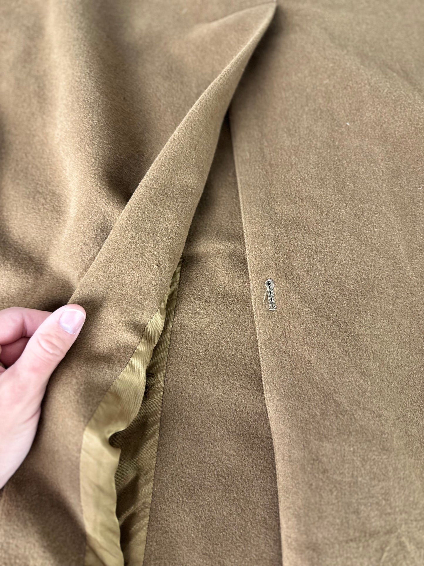 Vintage Burberry Camel Coat Size 52 L