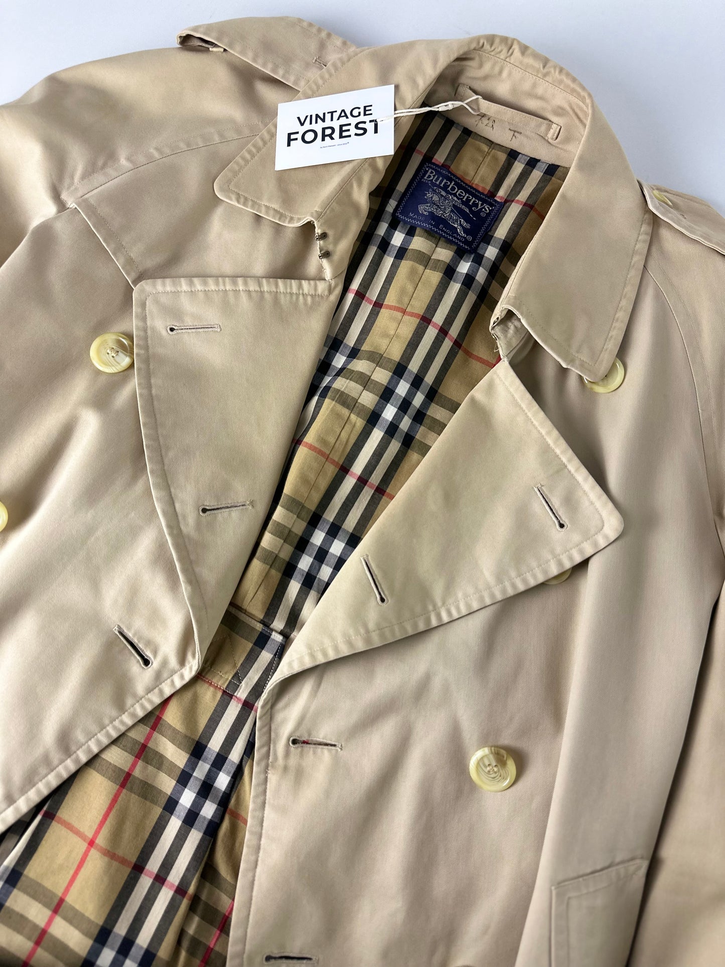 Vintage Burberry Trench Coat Size 44 XS