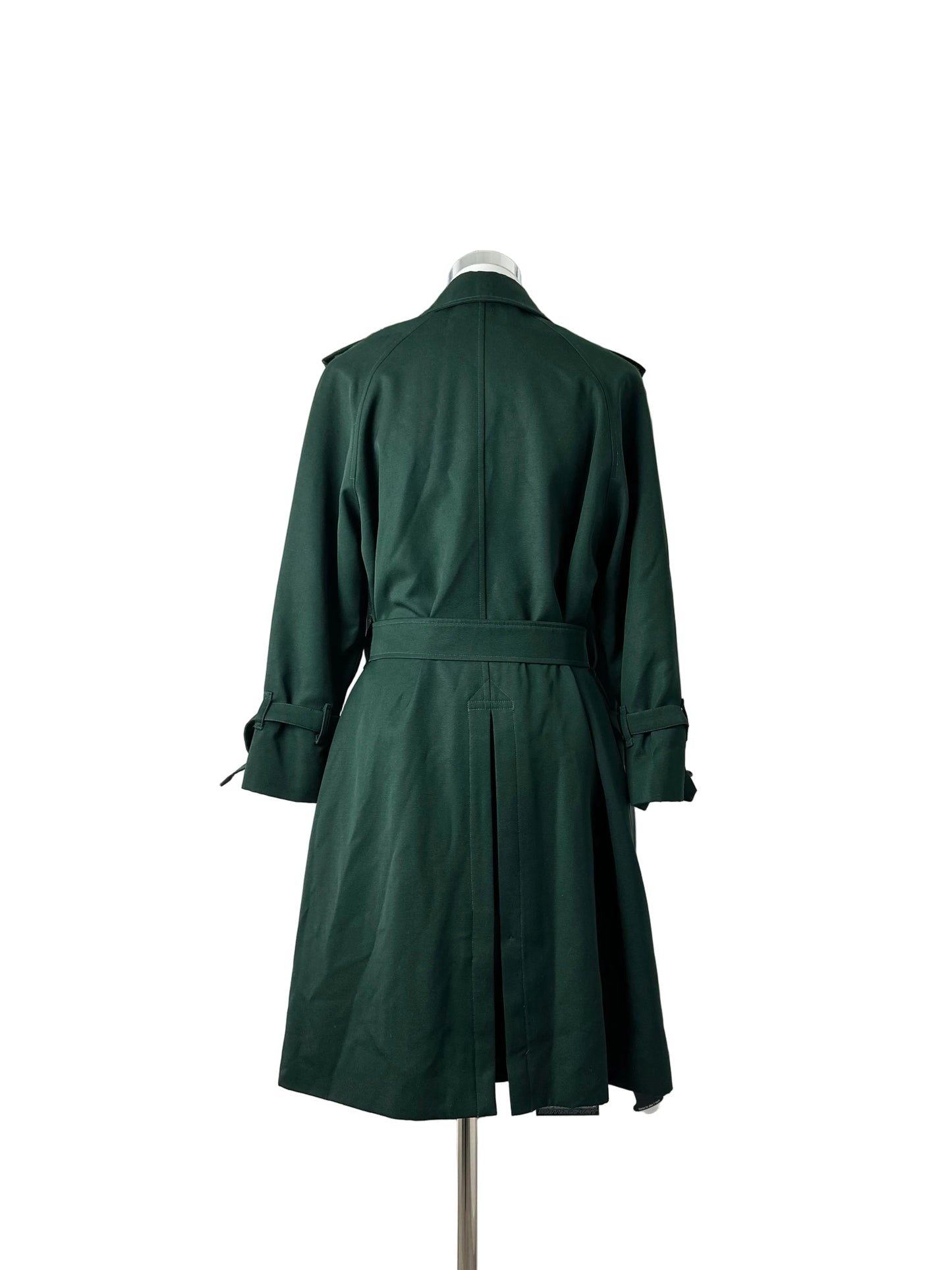 Vintage Burberry Trench Coat Green Size 10 S