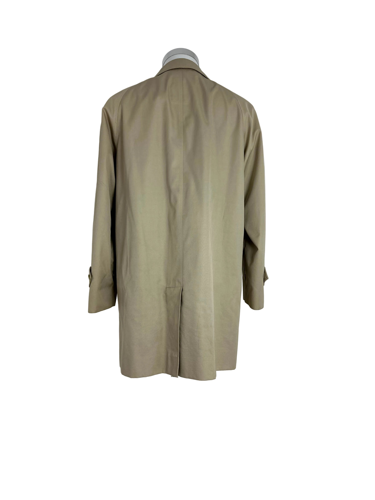 Vintage Burberry Car Coat Creme Size 48 M