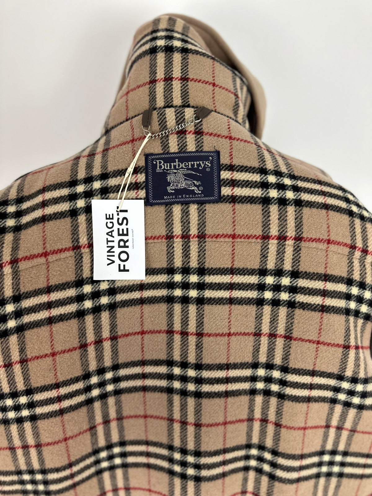 Vintage Burberry Duffle Coat Beige Size 52 L