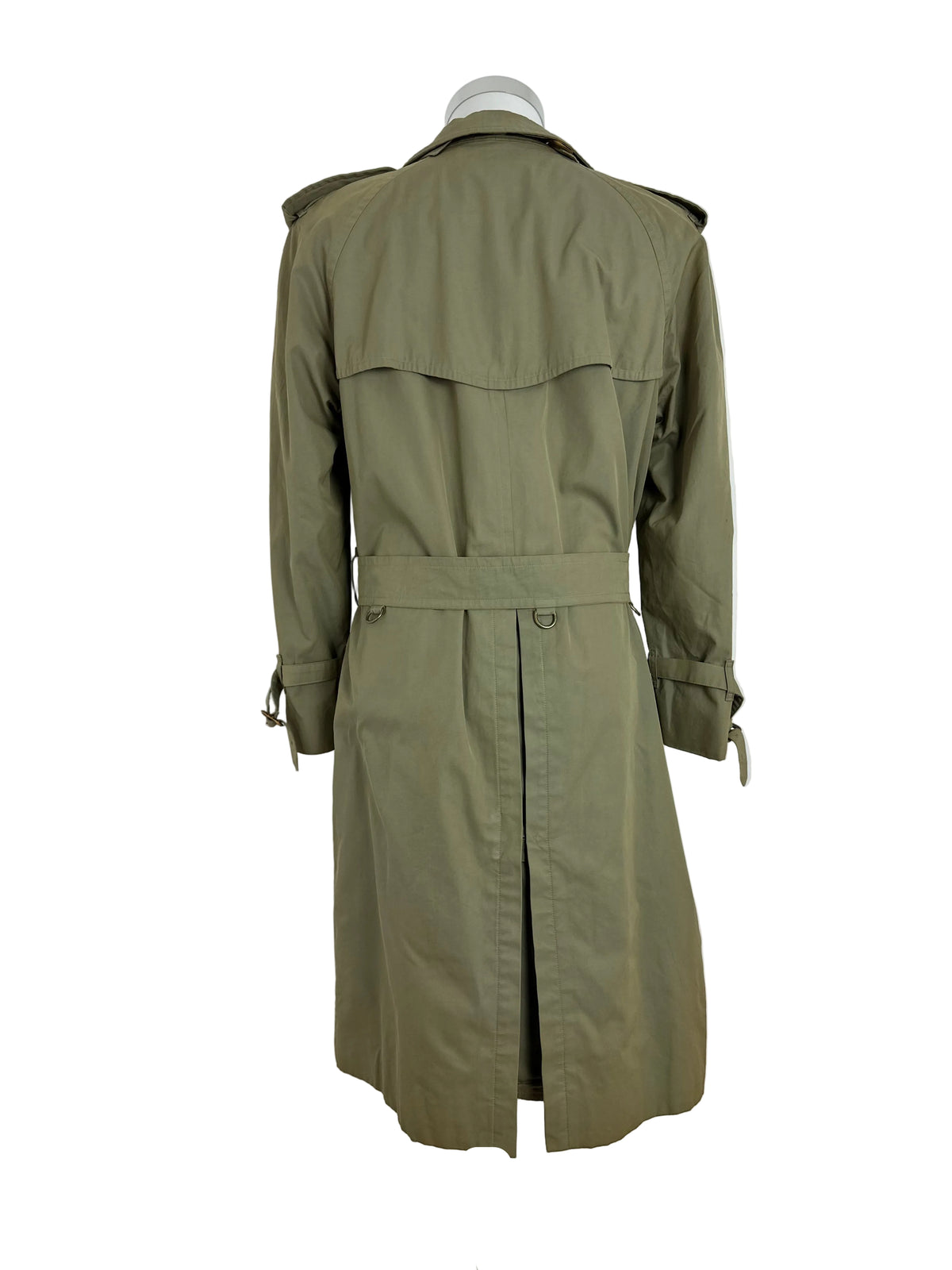 Vintage Burberry Trench Coat Oliv Size 48 M