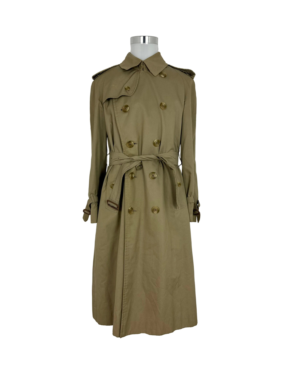 Vintage Burberry Trench Coat Beige Size 50 L