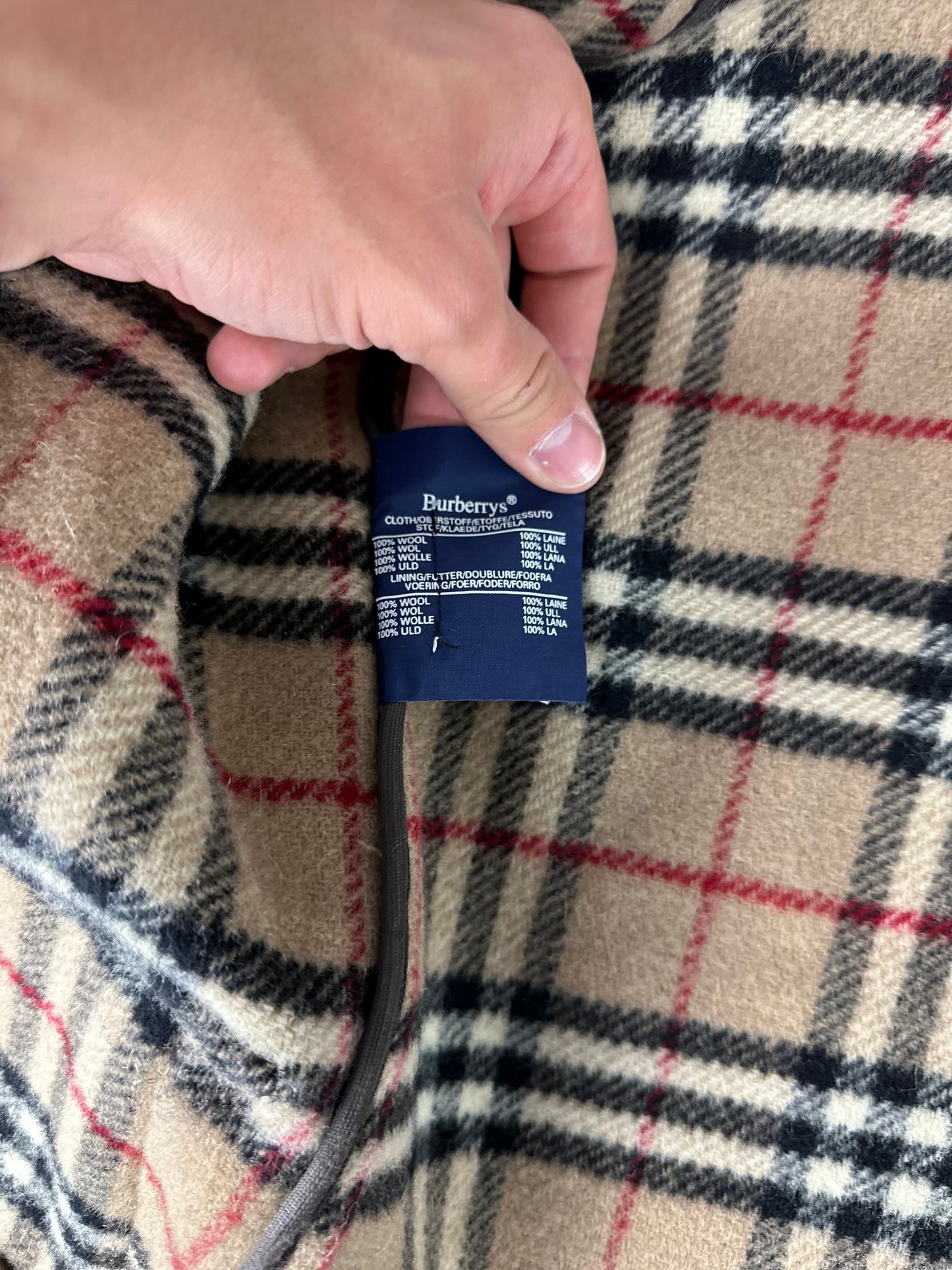 Vintage Burberry Duffle Coat Size 12 M