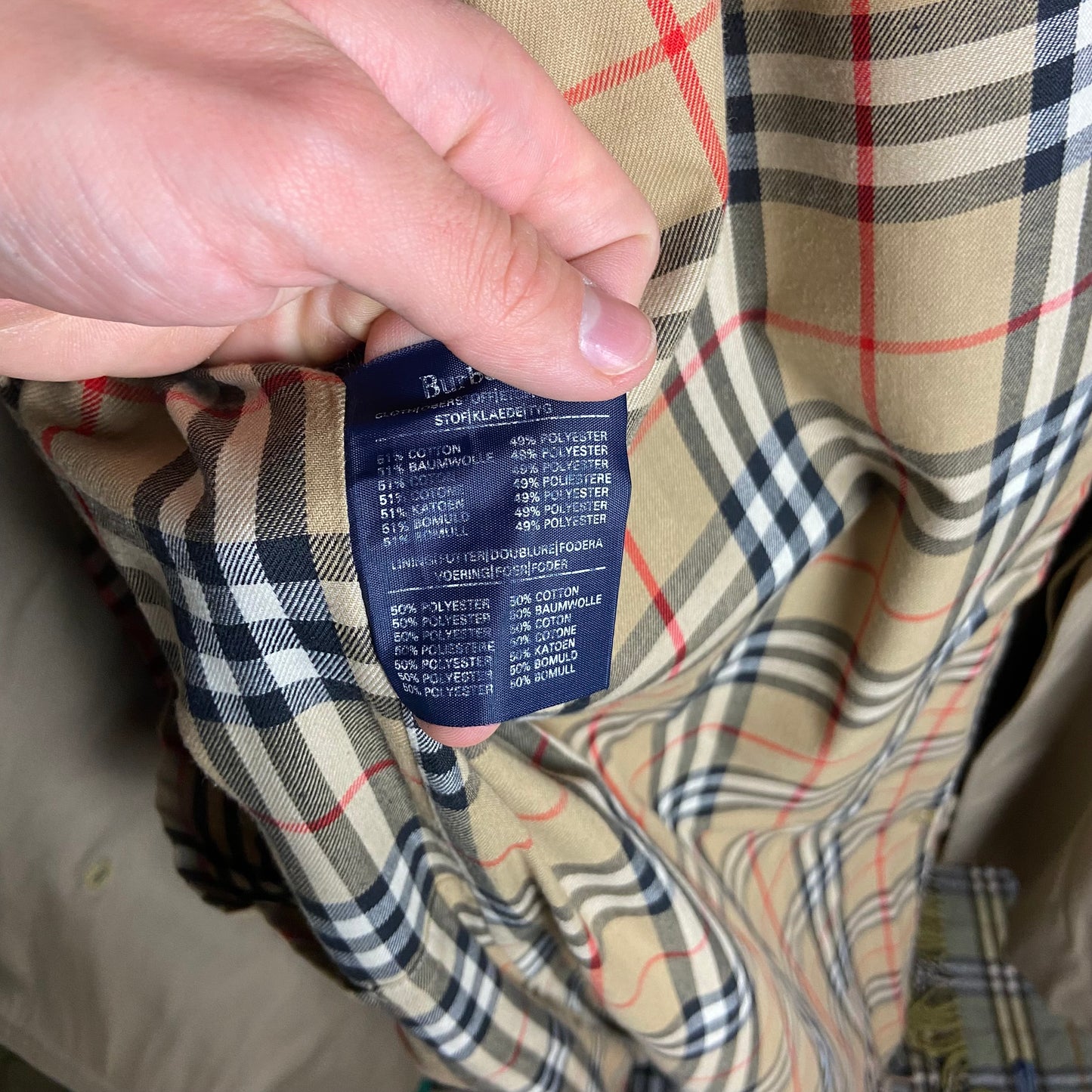 Burberry Trenchcoat Size 52/L