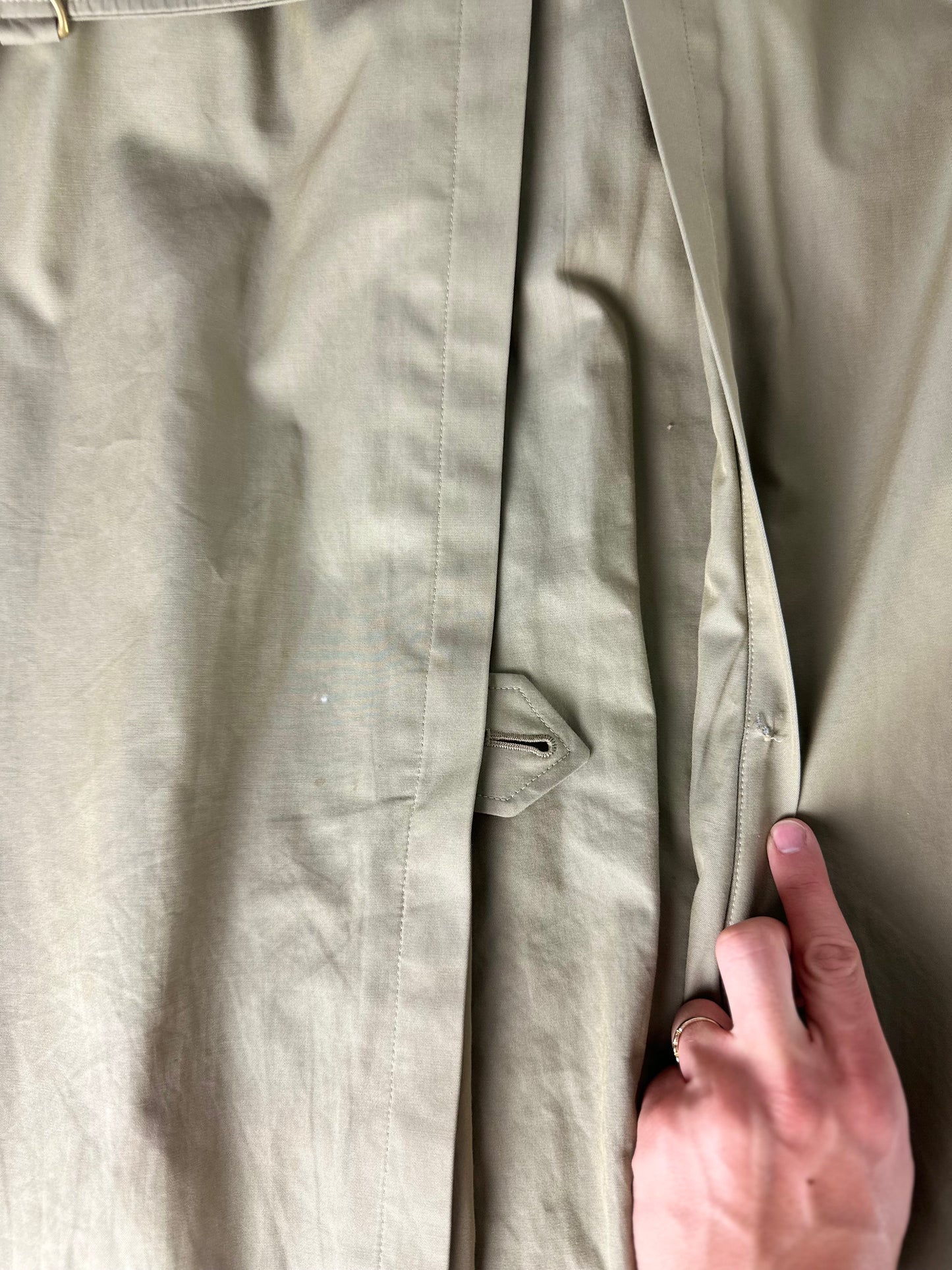 Vintage Burberry Trench Coat Size 14 L