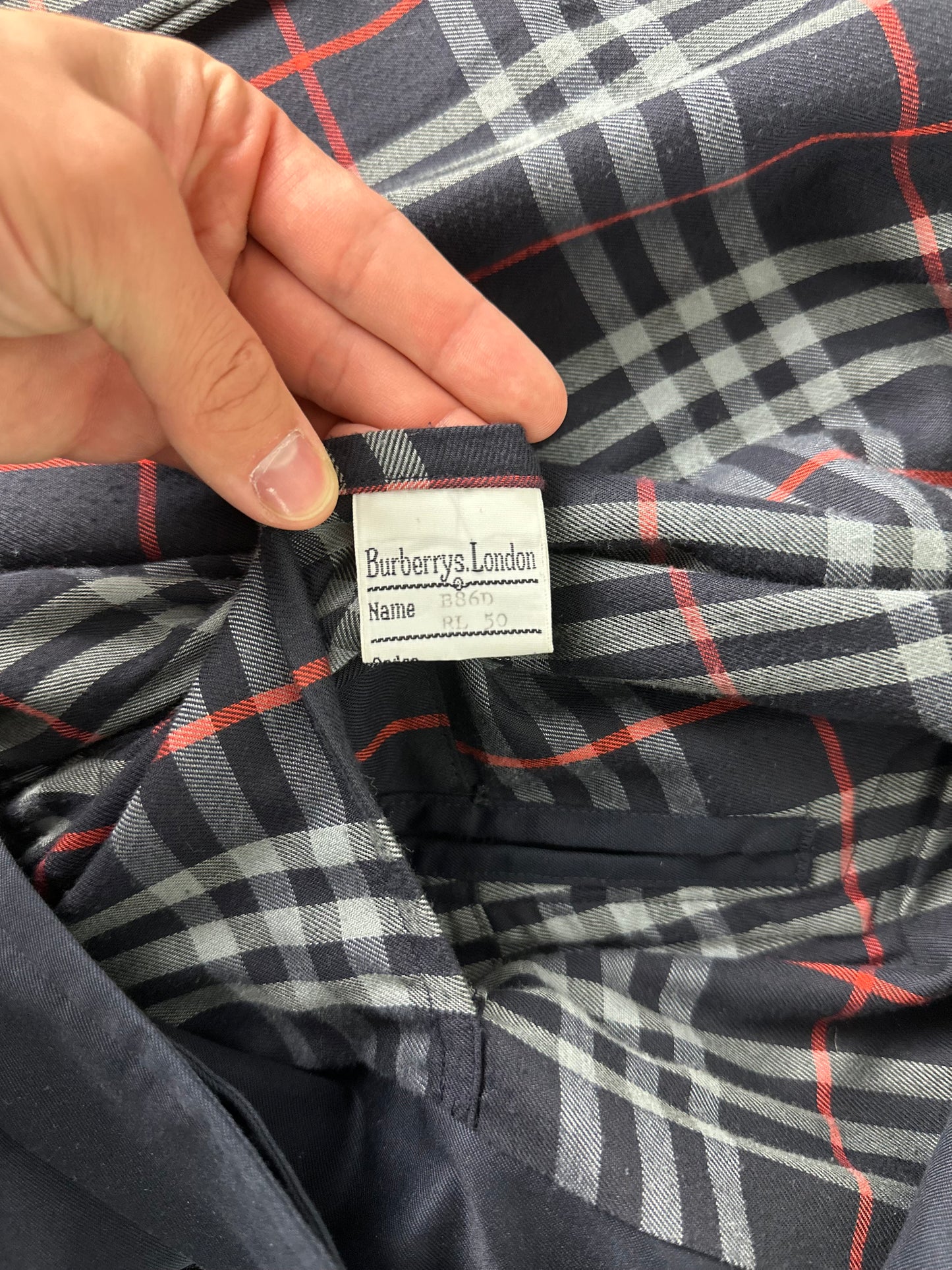 Vintage Burberry Trench Coat Size 54 XL