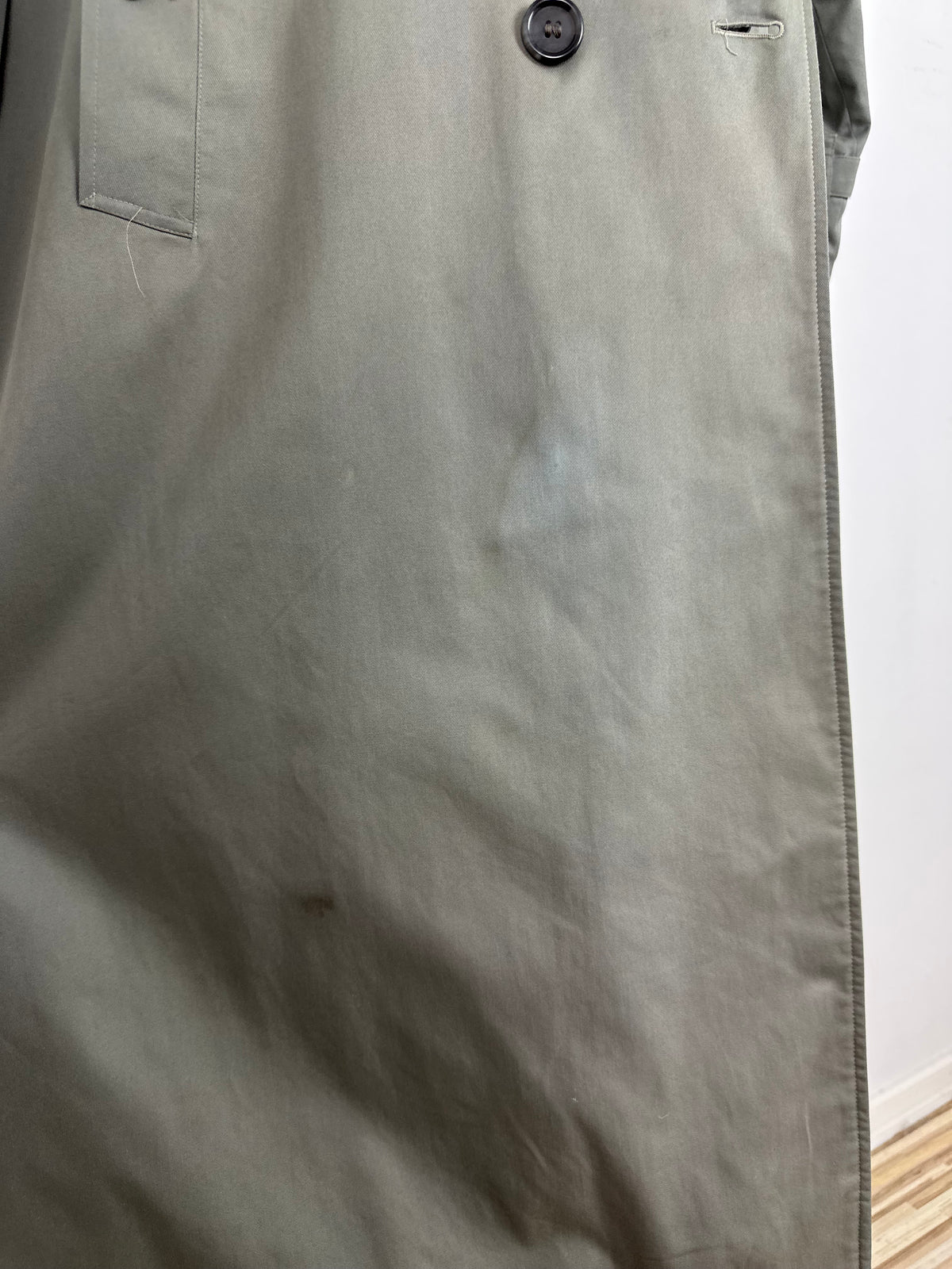 Vintage Burberry Trench Coat Grey Size 14 L