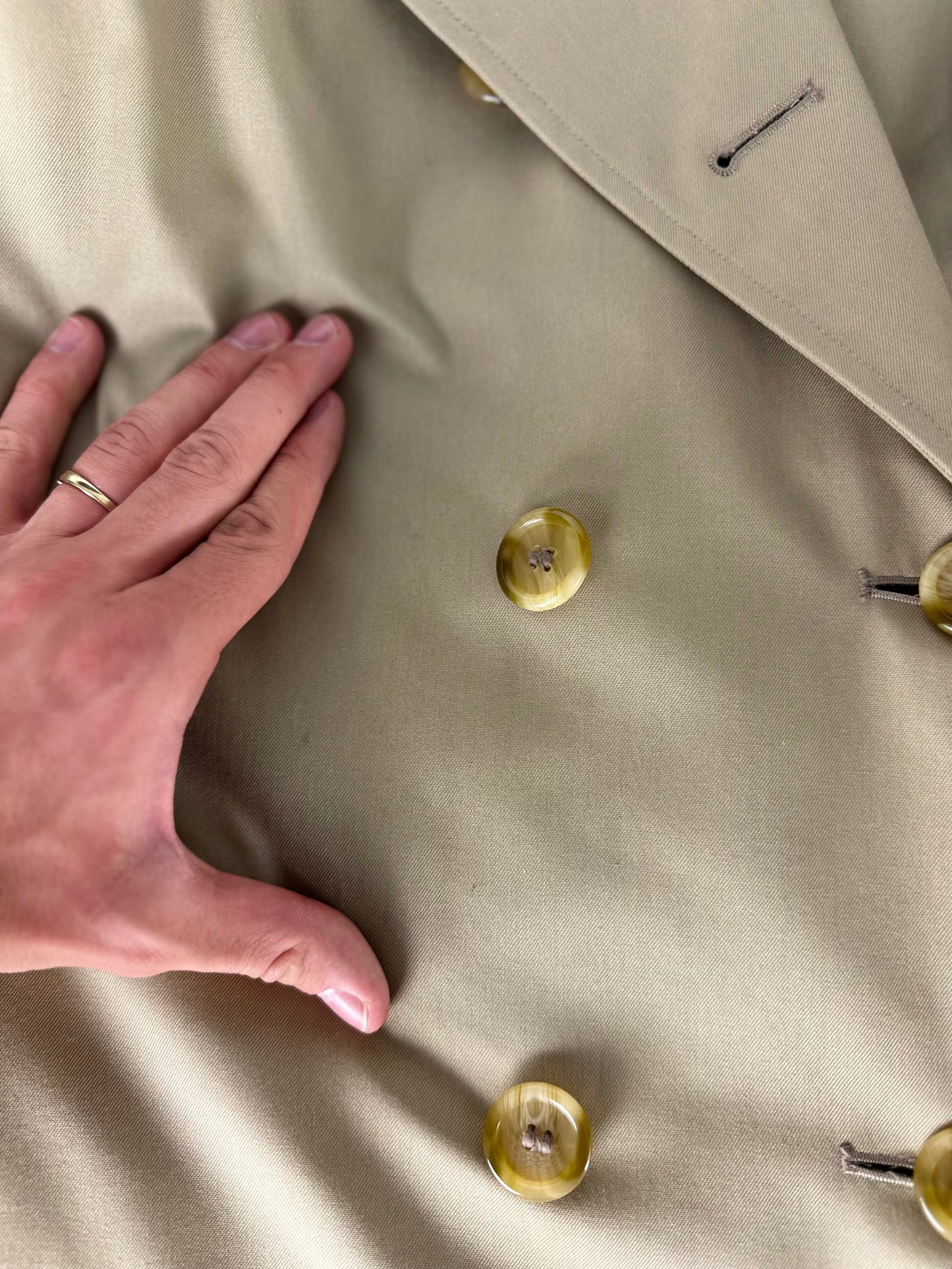 Vintage Burberry Trench Coat Size 14 L