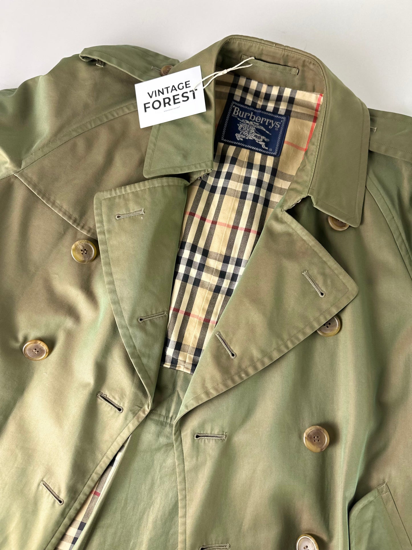 Vintage Burberry Trench Coat Size 46 S