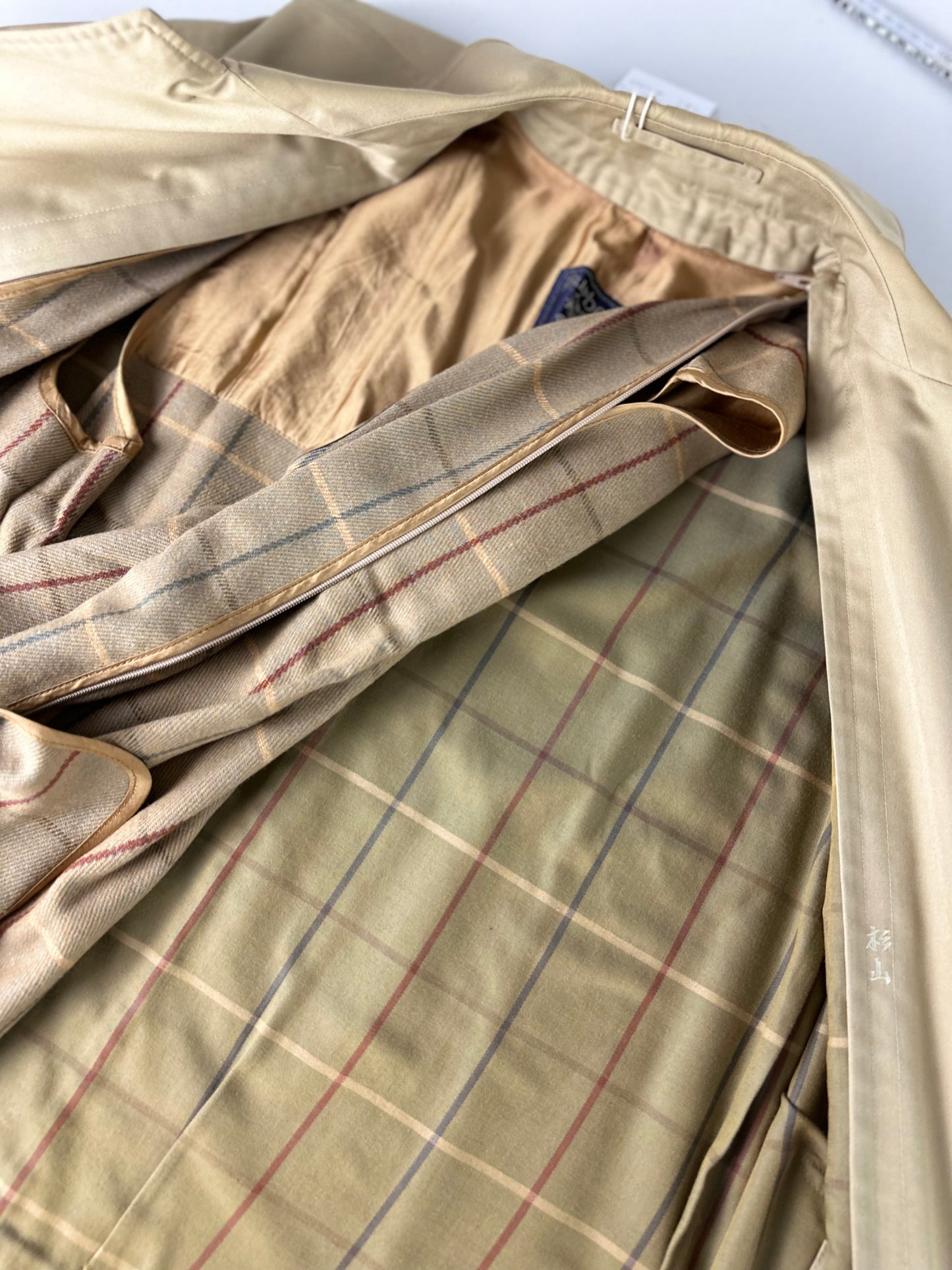 Vintage Burberry Car Coat Size 48 M With Lining