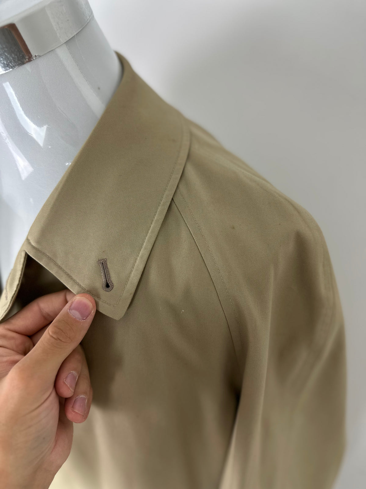 Vintage Burberry Car Coat Beige Size 48 M