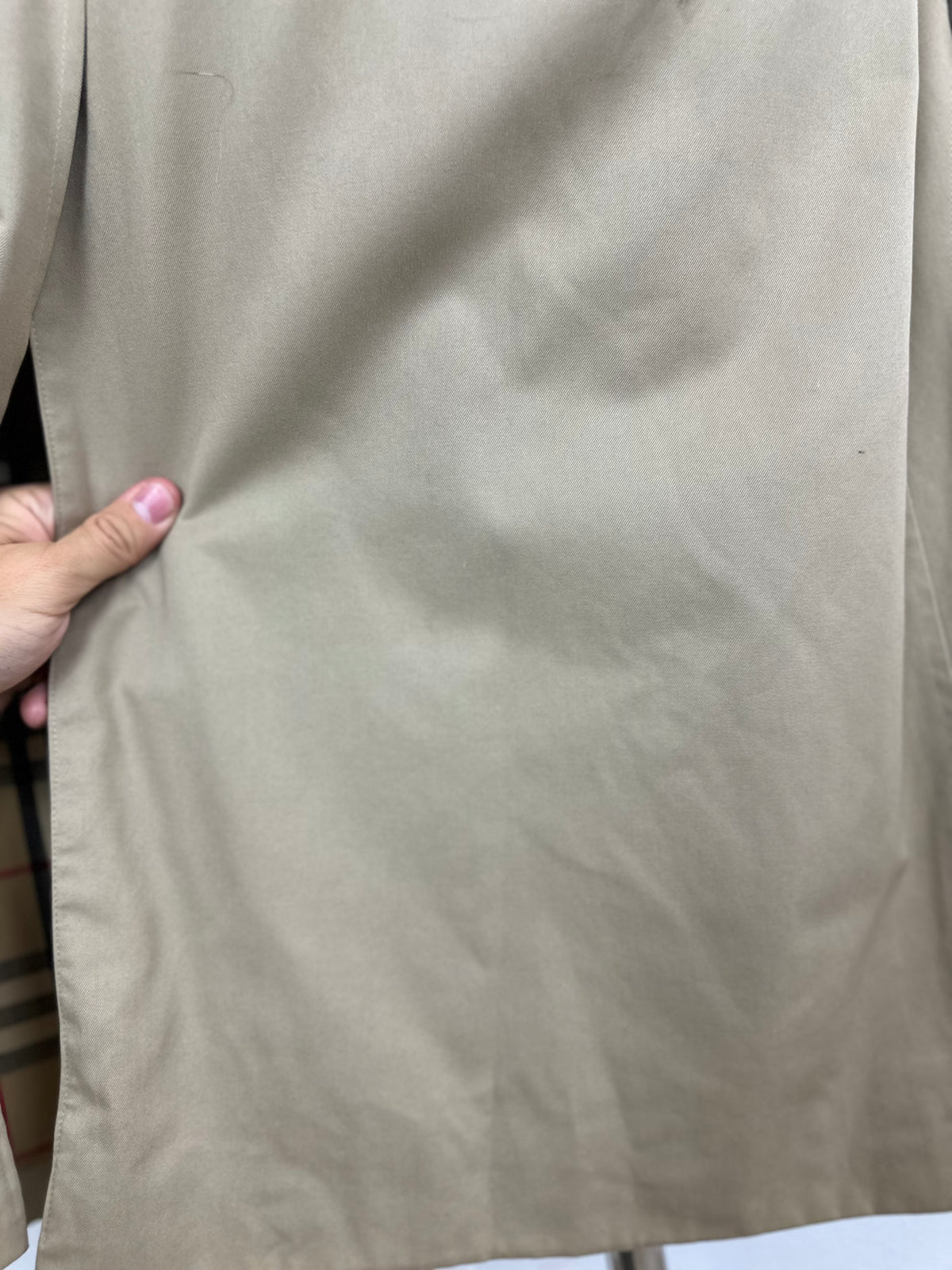 Vintage Burberry Car Coat Beige Size 54 XL