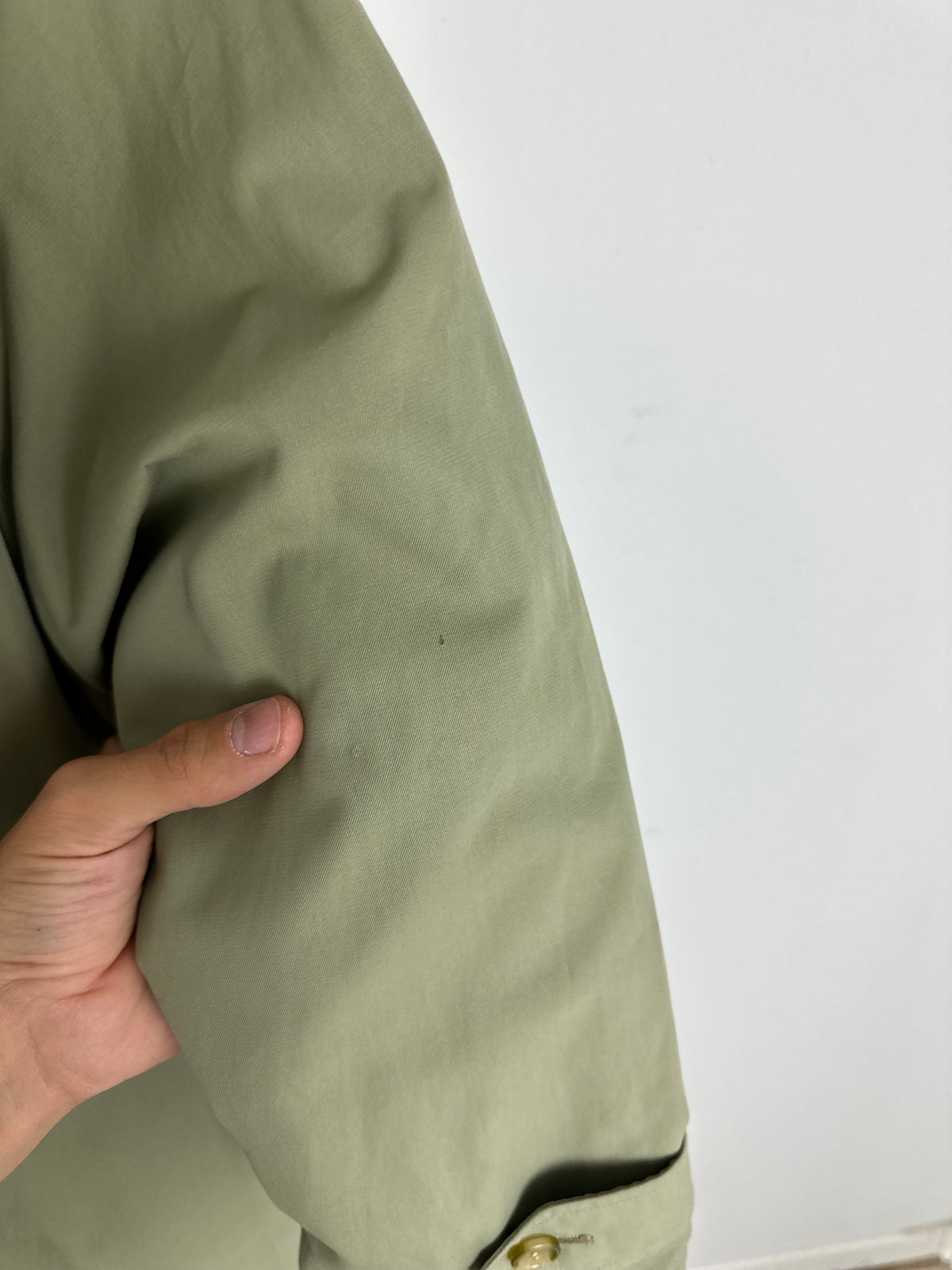 Vintage Burberry Car Coat Oliv Size 14 L