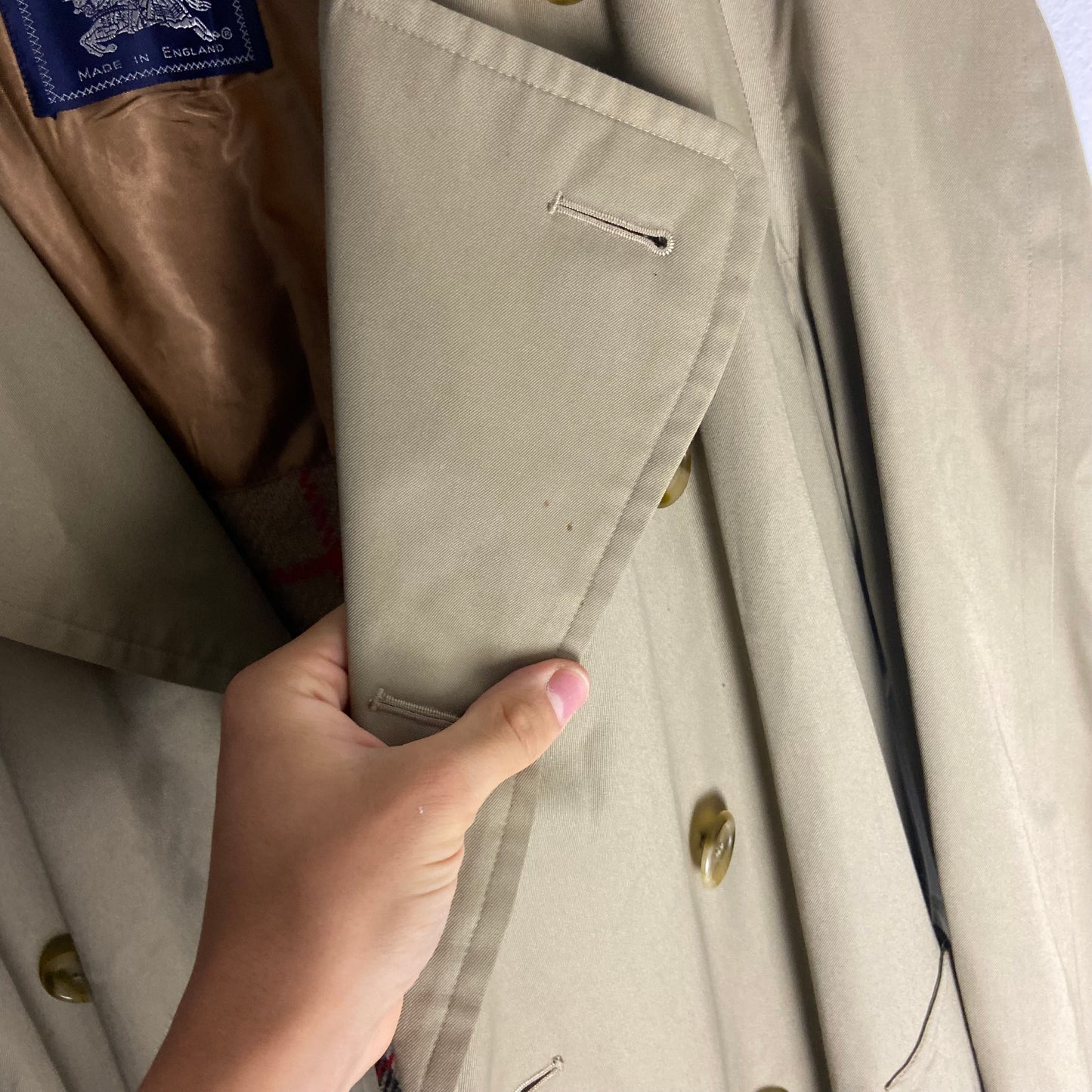 Burberrys Trenchcoat (50/L) including Inlet