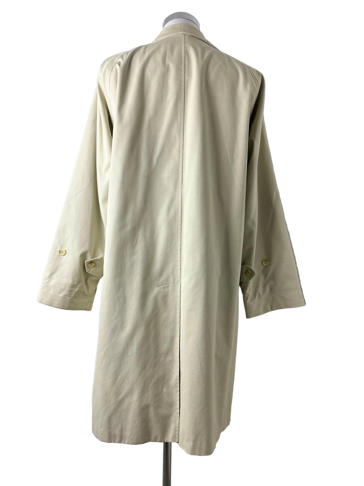 Vintage Burberry Car Coat Creme 52 L
