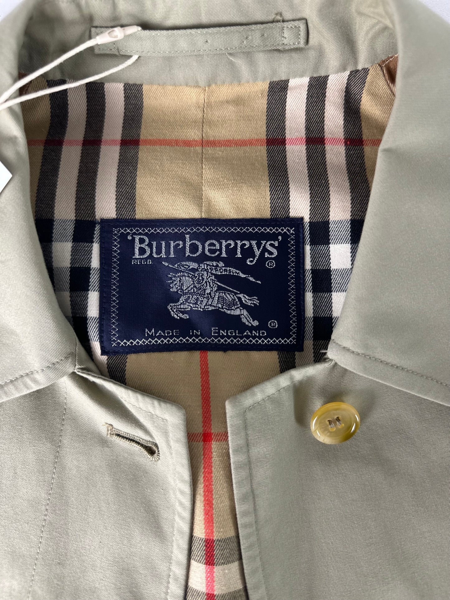Vintage Burberry Car Coat Size 12 M
