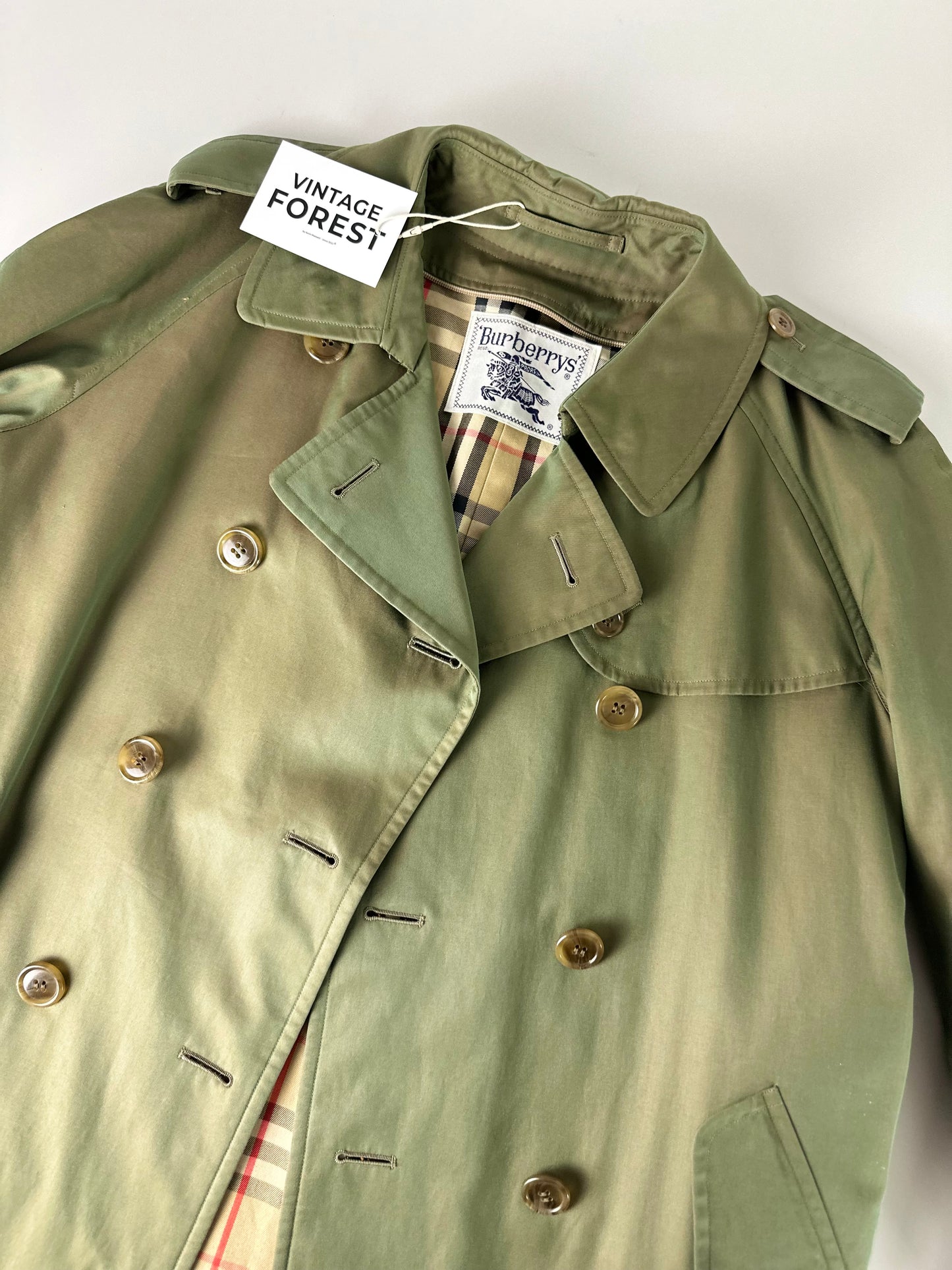 Vintage Burberry Trench Coat Size 12 M