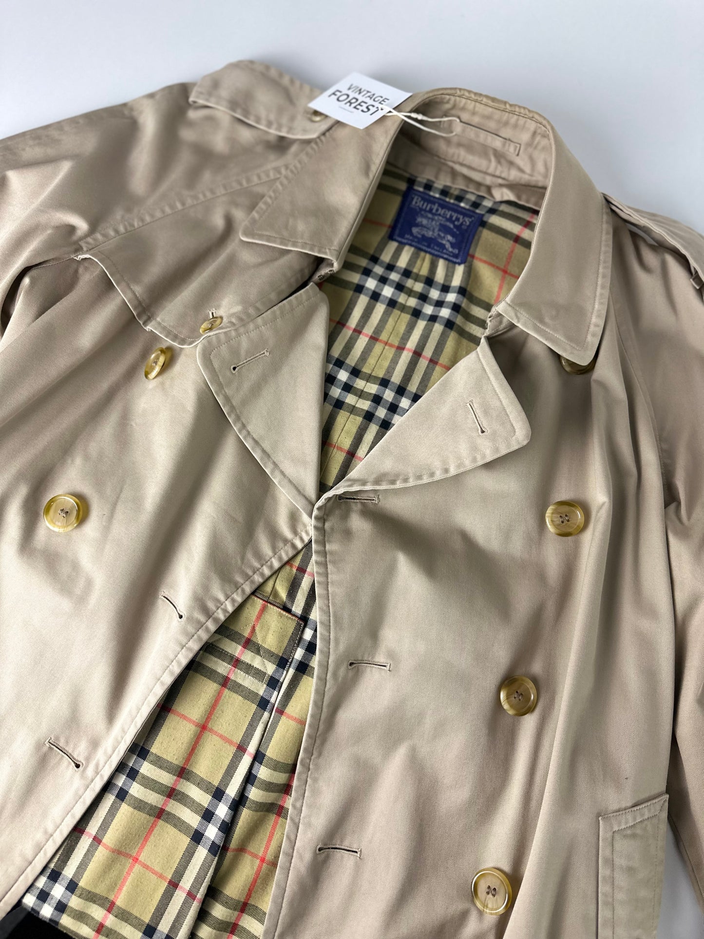 Vintage Burberry Trench Coat Size 48 M