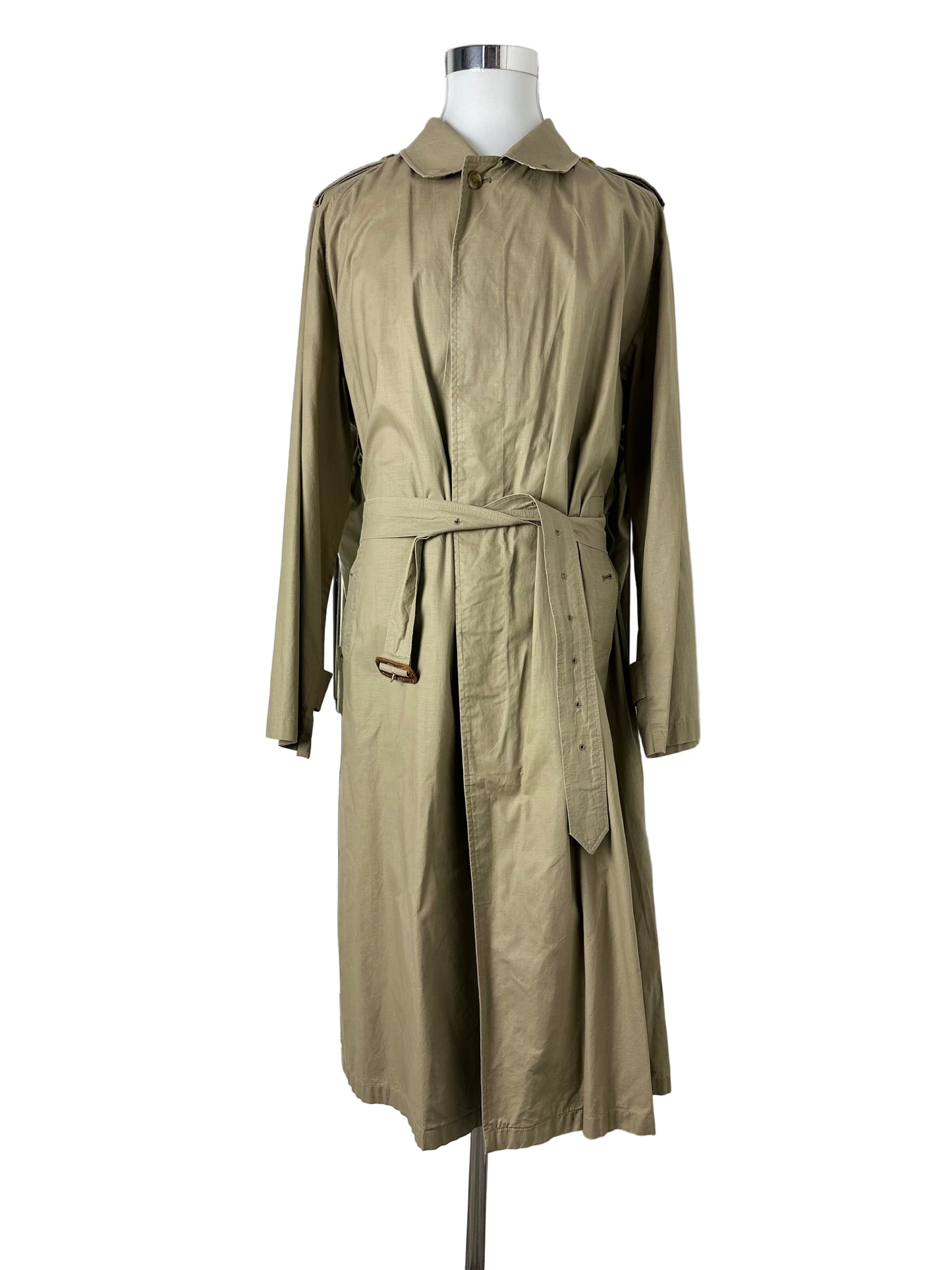 Vintage Burberry Car Coat Beige Size 56 XL