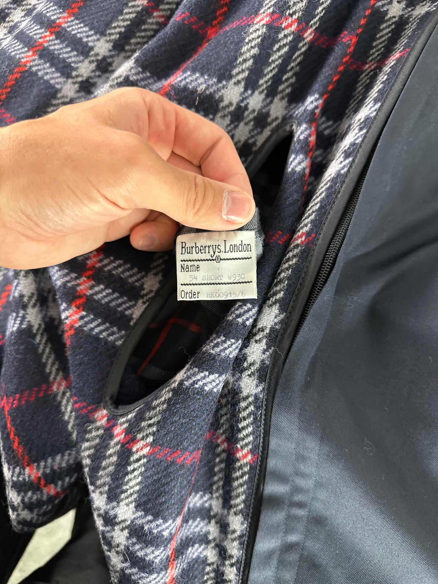 Vintage Burberry Trench Coat Size 54 XL With Lining