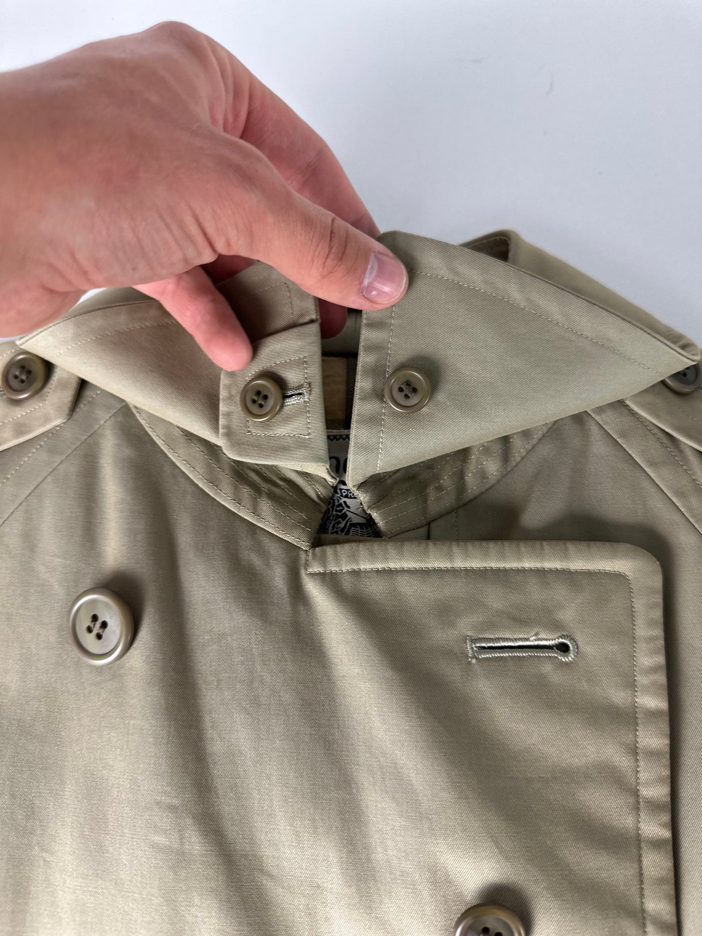 Vintage Burberry Trench Coat Size 8 XS