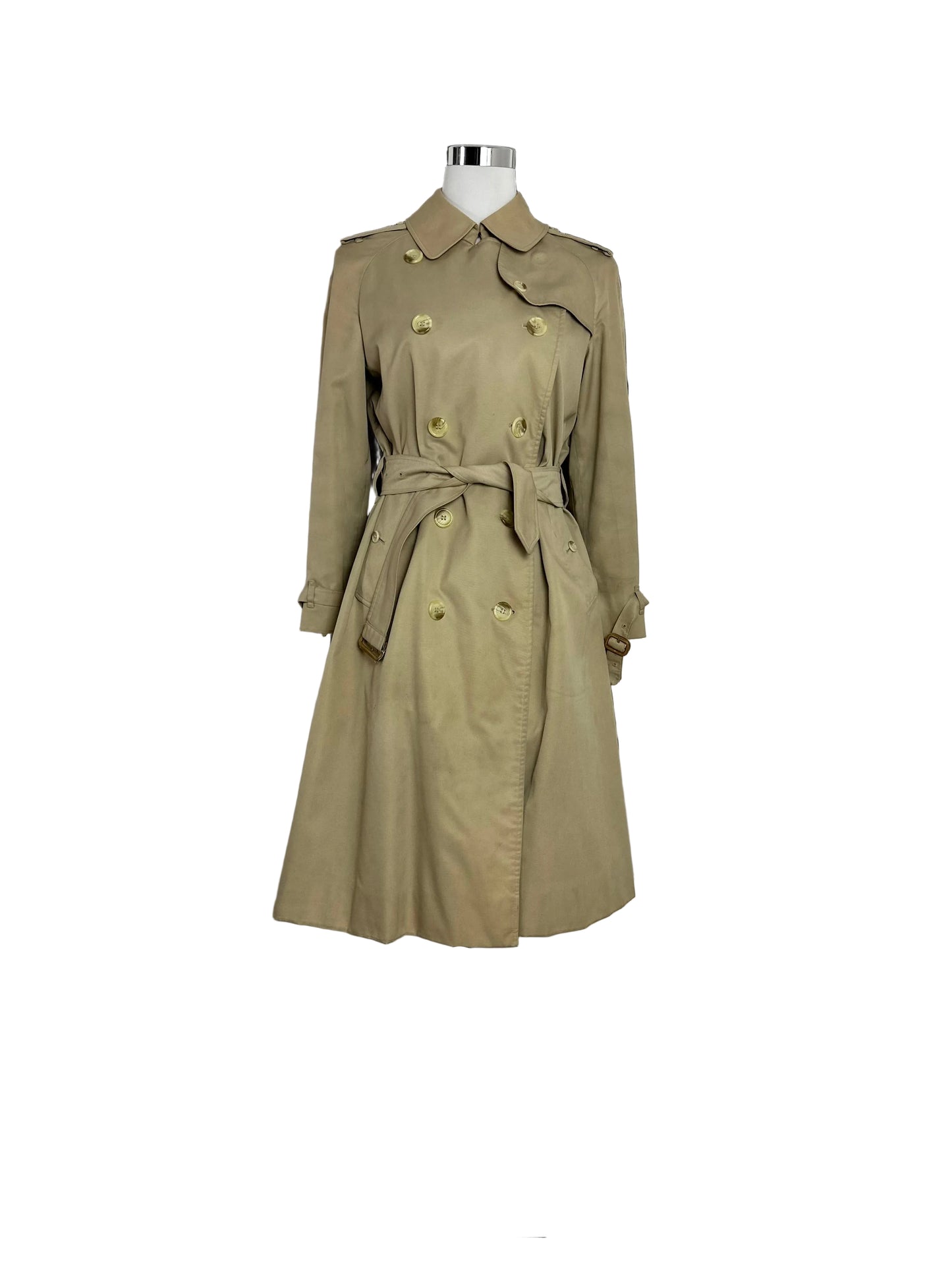 Vintage Burberry Trench Coat Size 8 XS