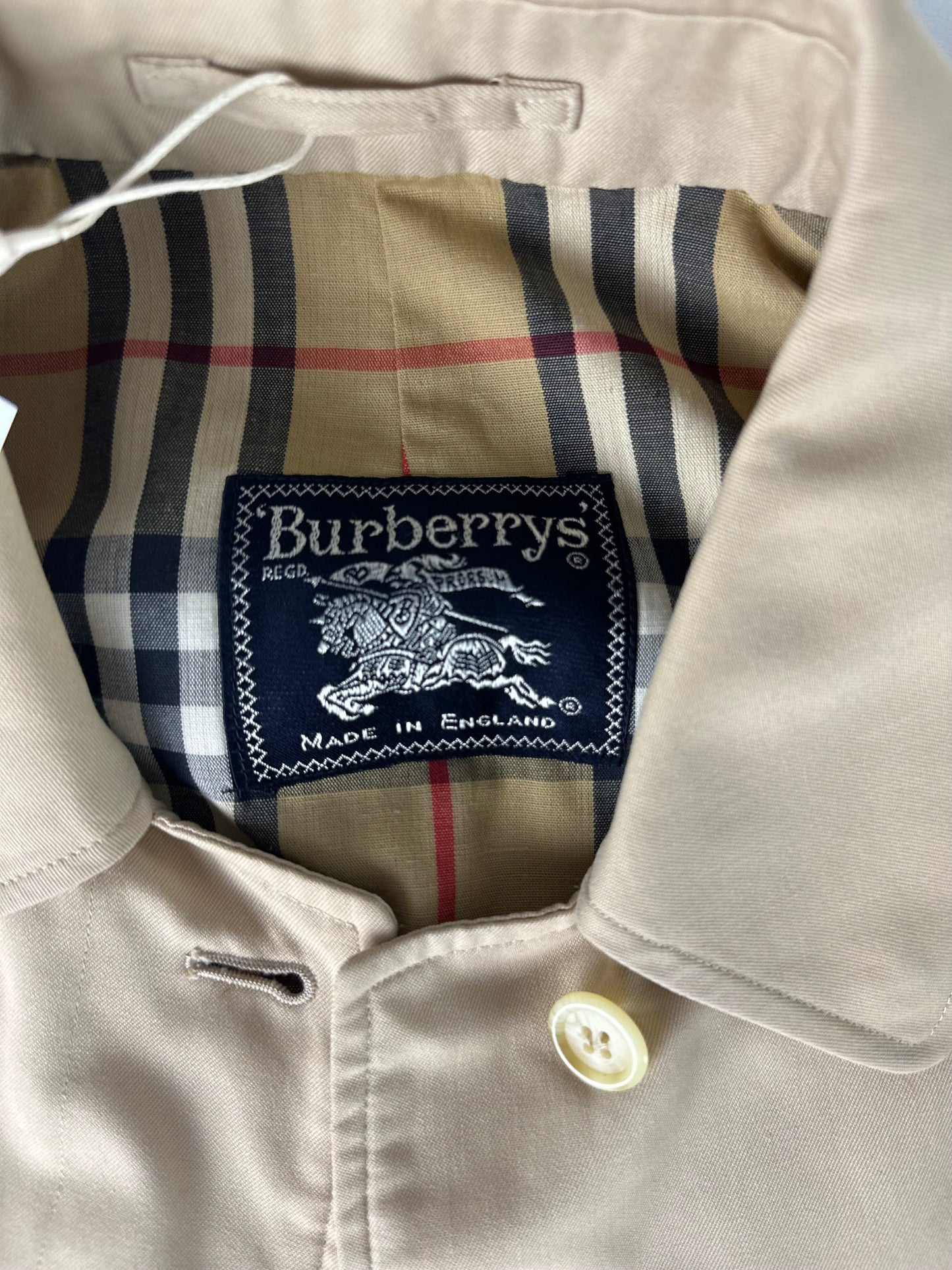 Vintage Burberry Car Coat Size 10 S