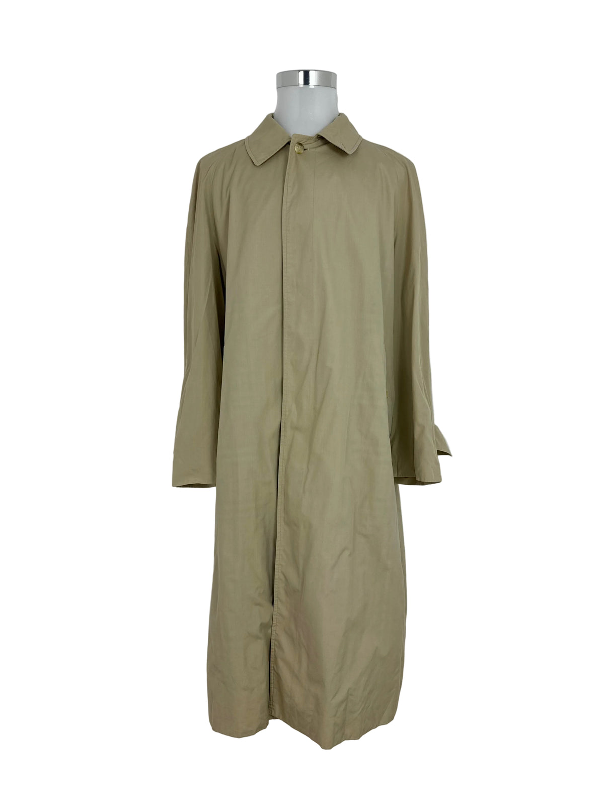 Vintage Burberry Car Coat Creme Size 52 L