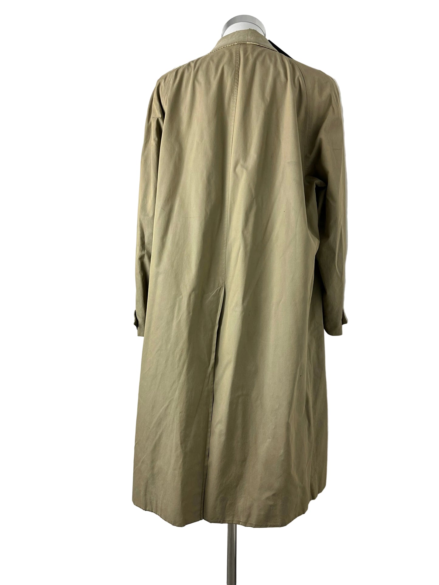 Vintage Burberry Car Coat Beige Size 58 XXL