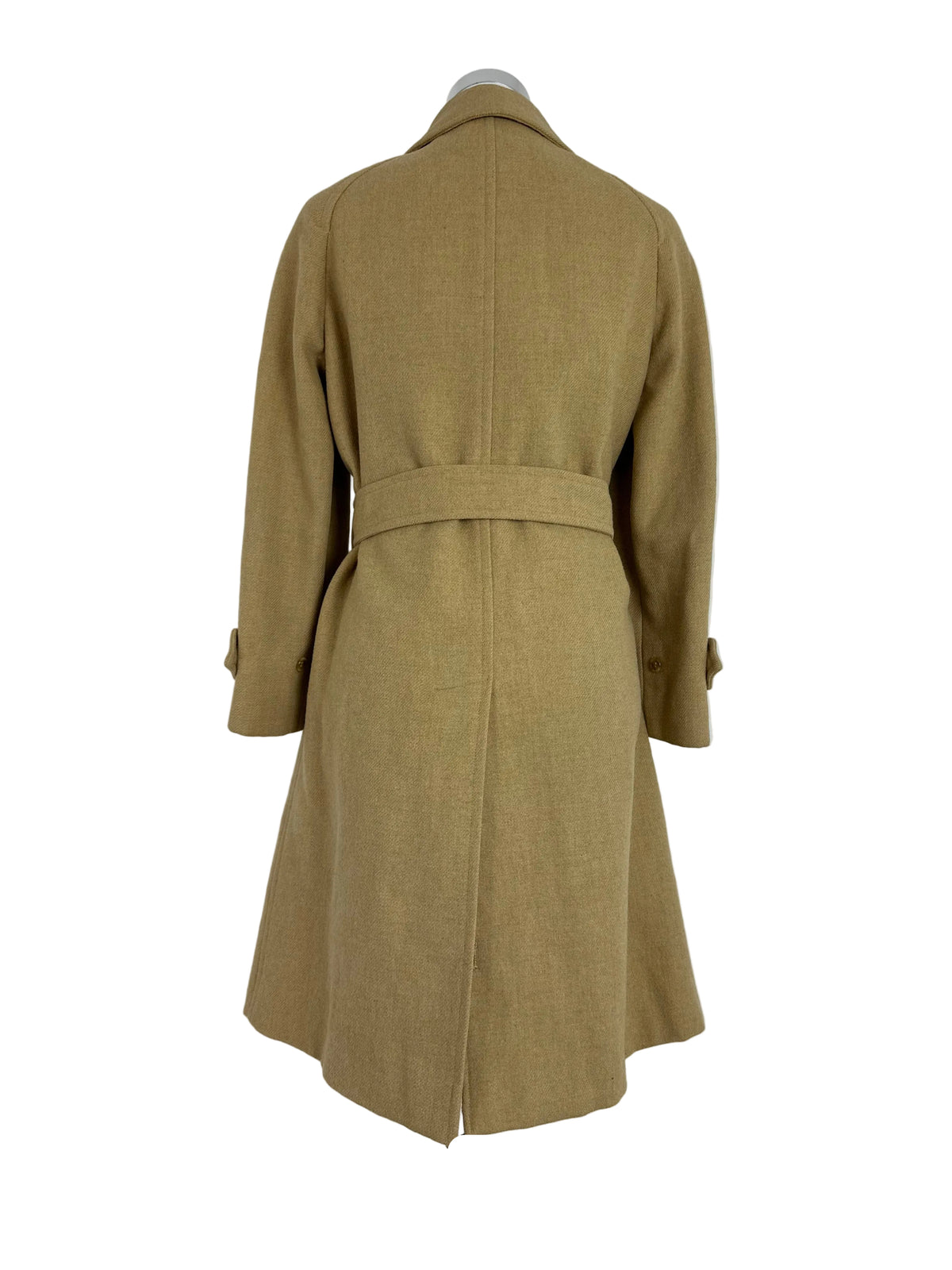 Vintage Burberry Wool Coat Beige Size 10 S