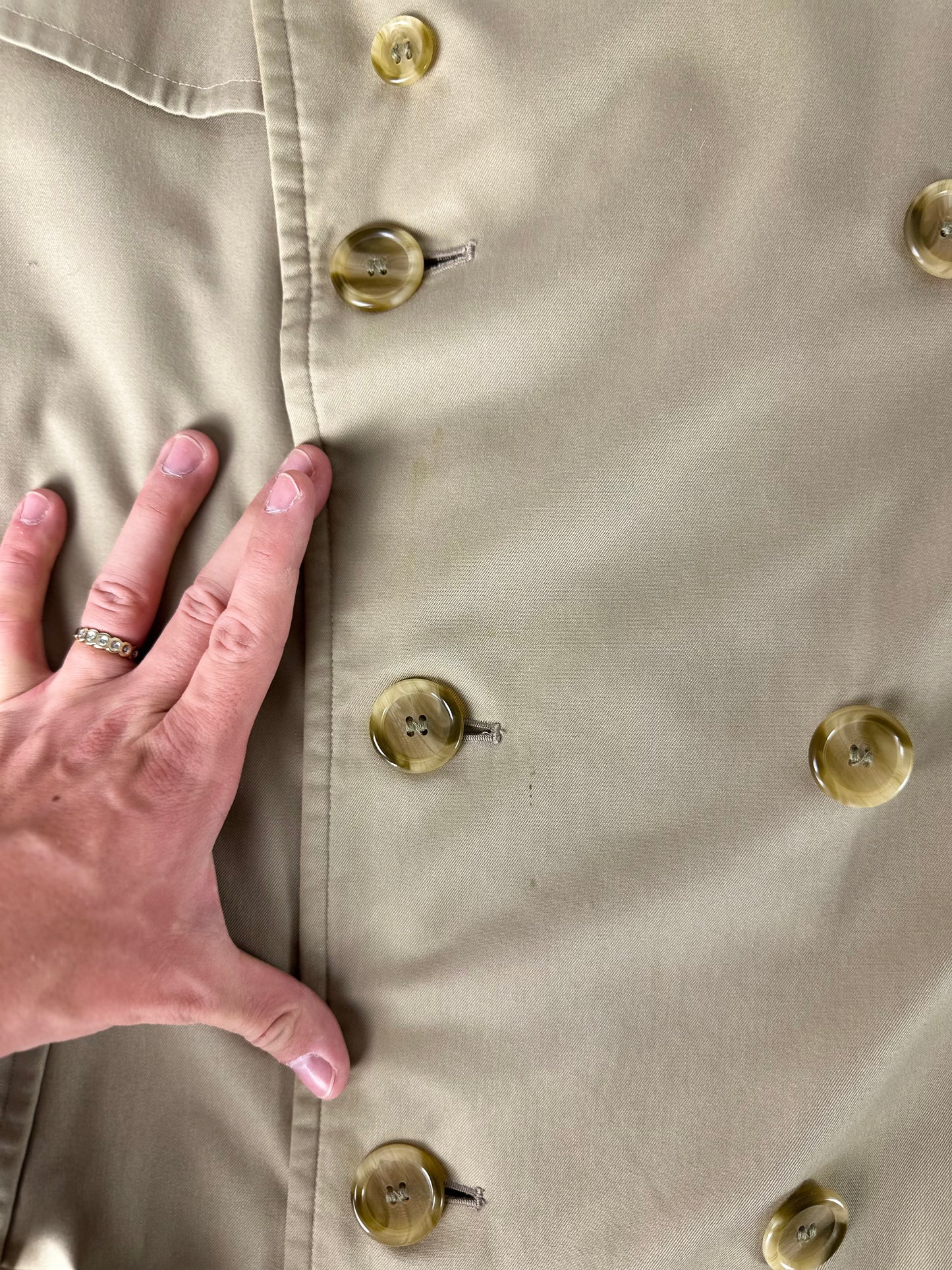 Vintage Burberry Trench Coat Size 50 L