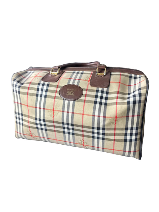Vintage Burberry Nova Check Duffle Bag
