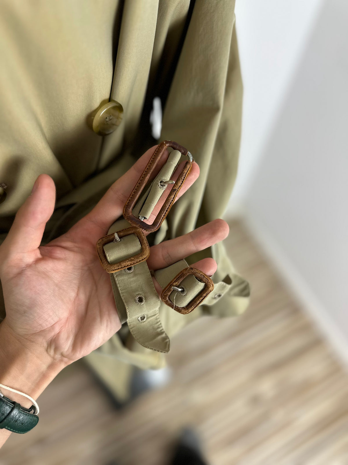 Vintage Burberry Trench Coat Beige Size 60 XXXL