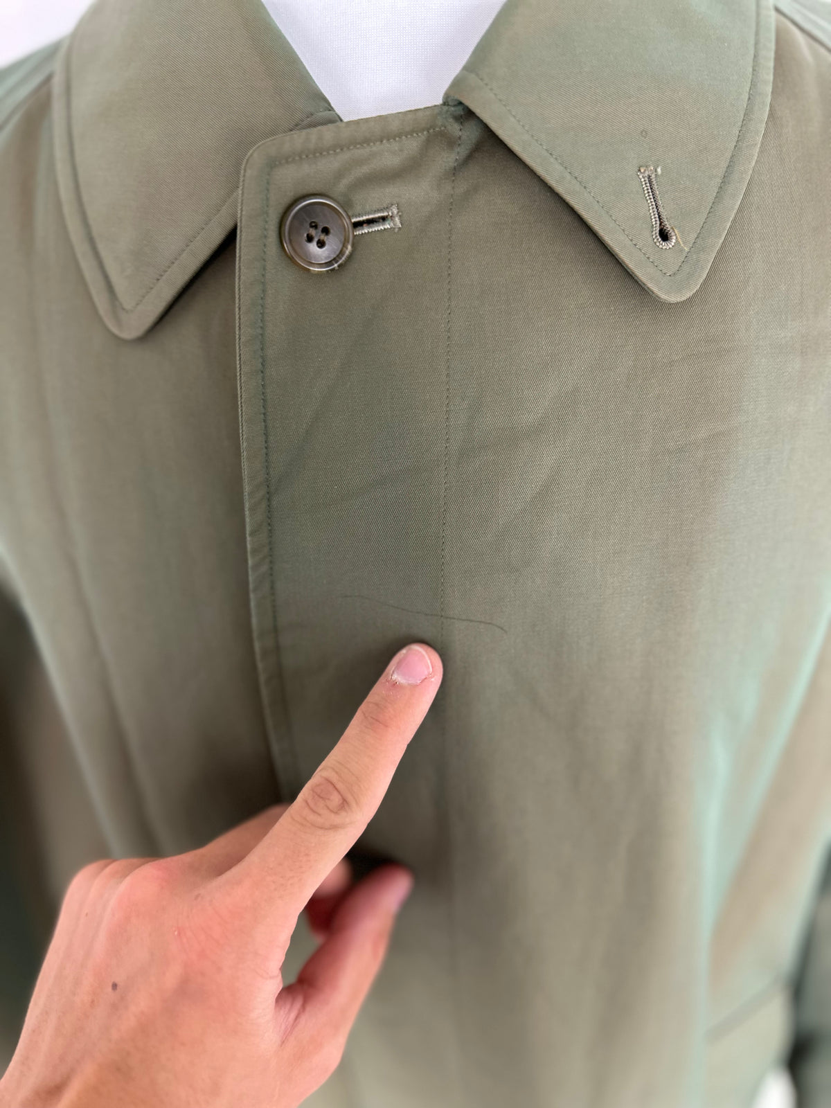Vintage Burberry Car Coat Khaki Size 50 L