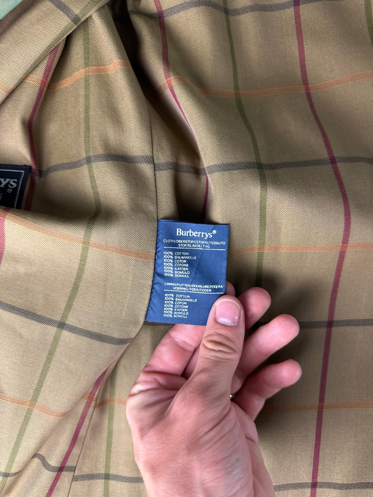 Vintage Burberry Trench Coat Size 8 XS