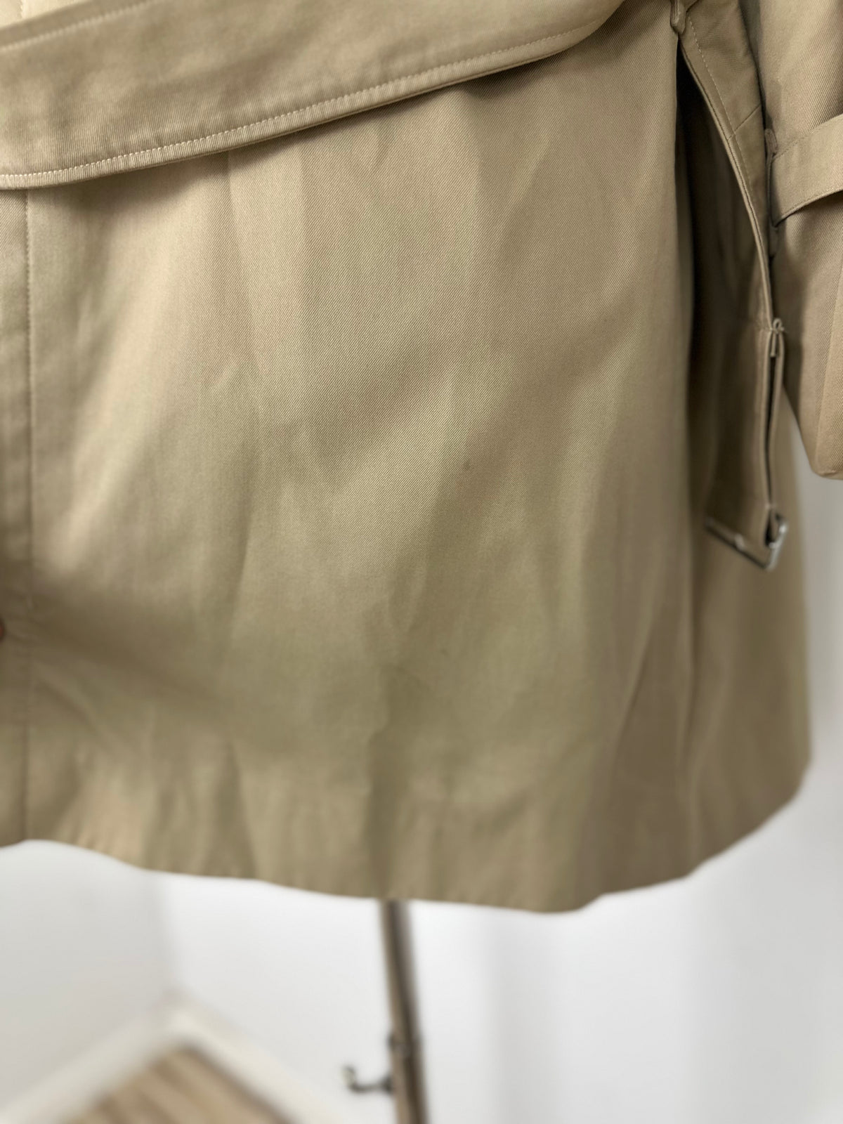 Vintage Burberry Trench Coat Beige Size 12 M