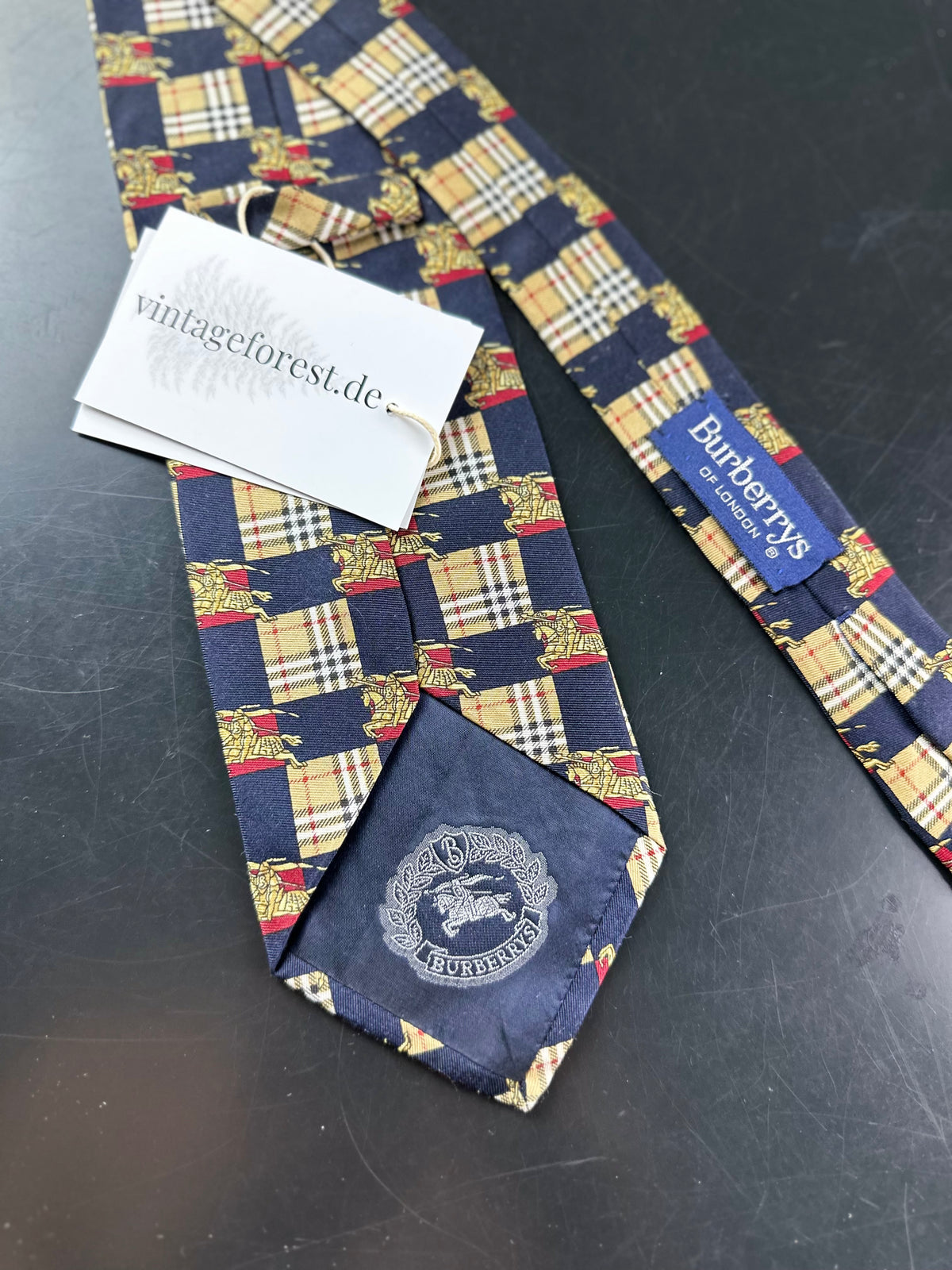 Vintage Burberry Silk Tie