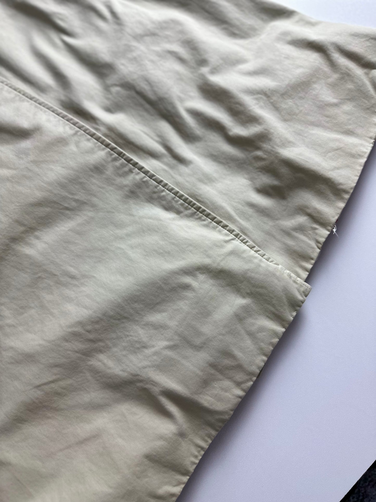 Vintage Burberry Trench Coat Creme Size 8 XS