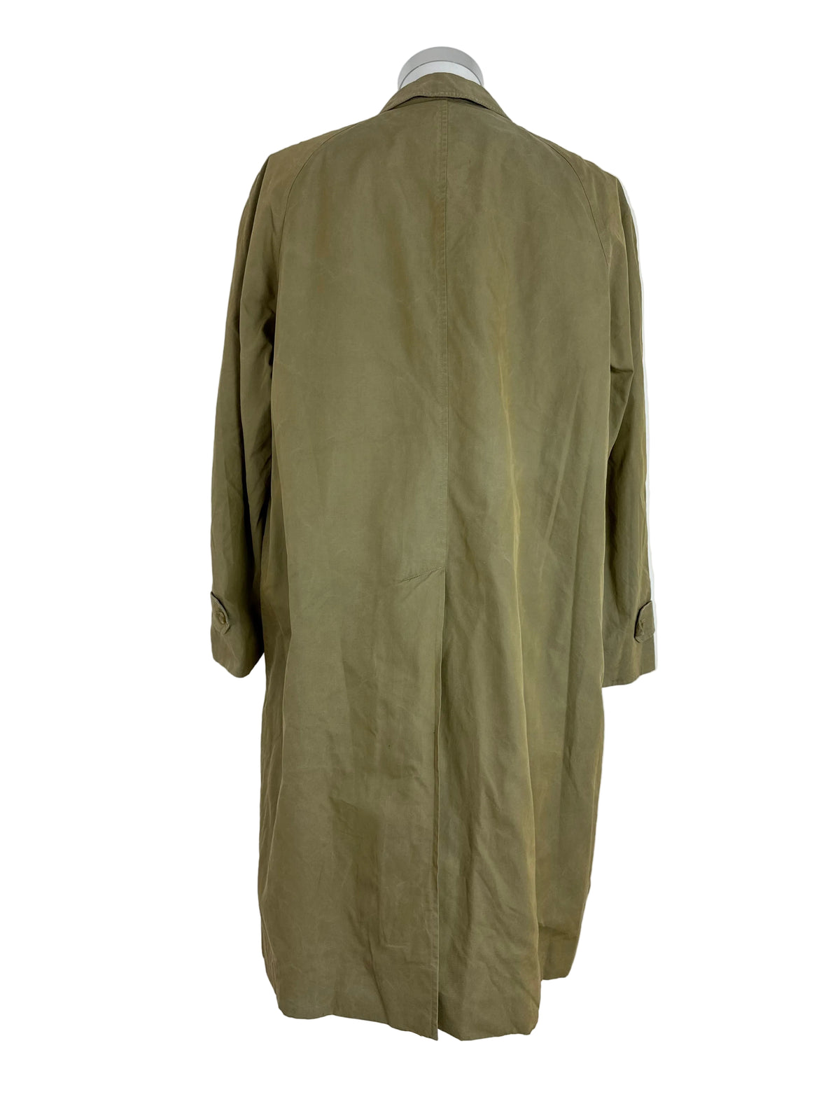 Vintage Burberry Car Coat Oliv Size 54 XL With Lining